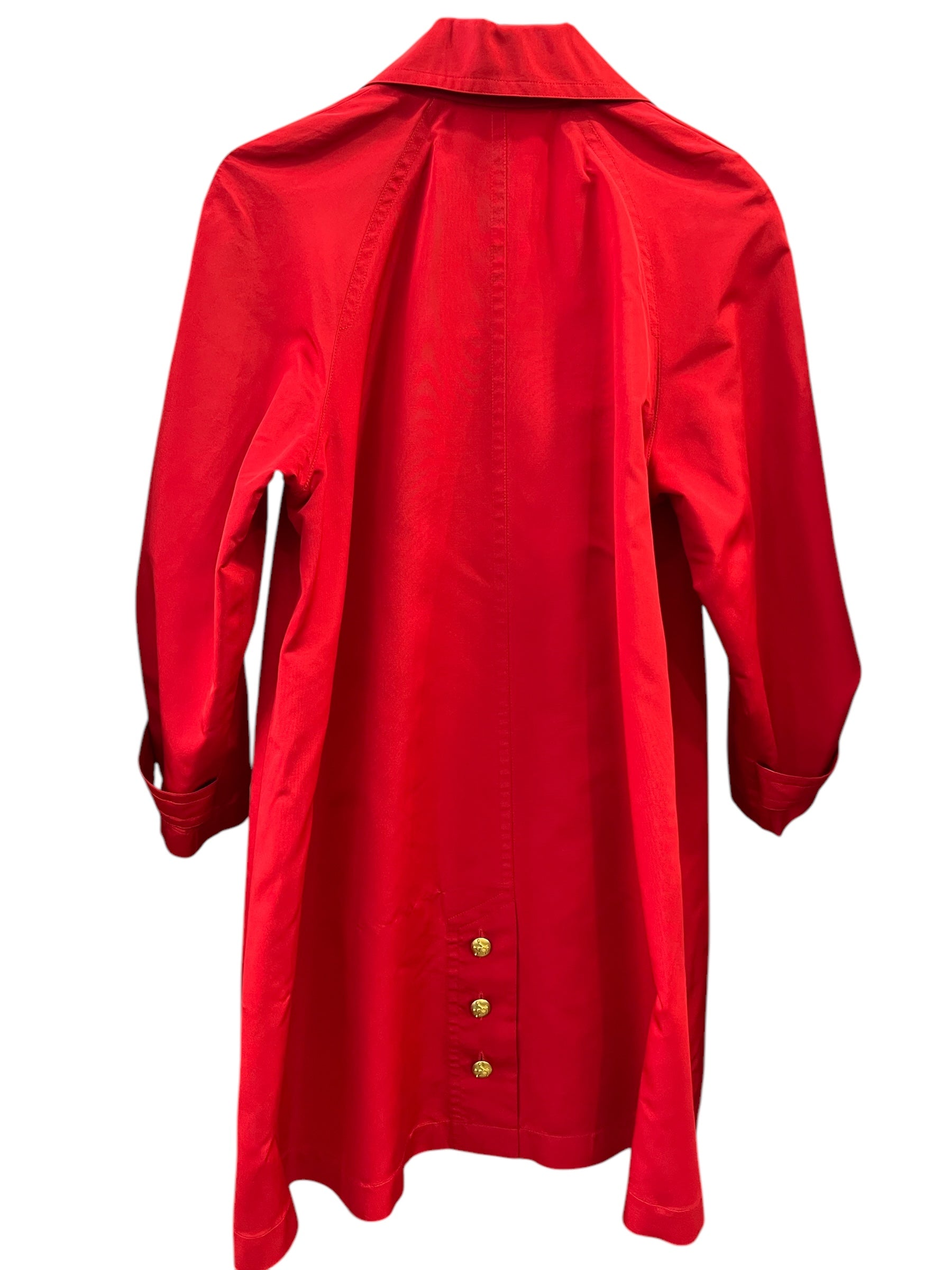 Chanel - Trench rouge en soie