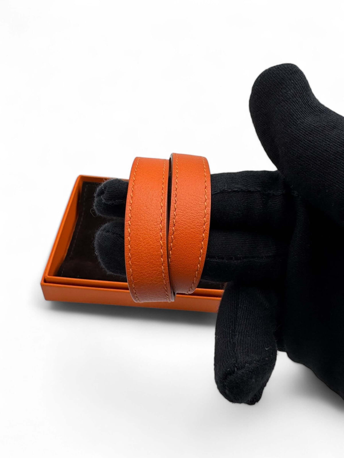 Hermès - Armband Kelly double orange T2