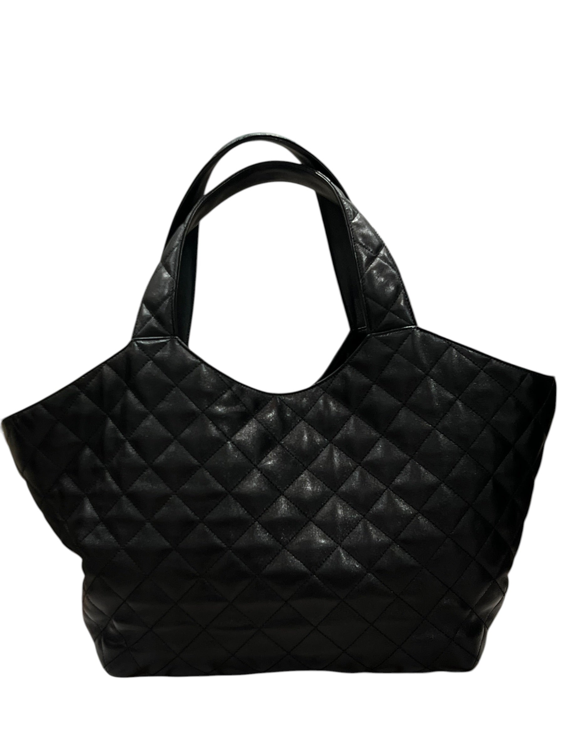 Saint Laurent Sac Icare Médium Cuir Nappa Noir | Les Folies d’Eugénie