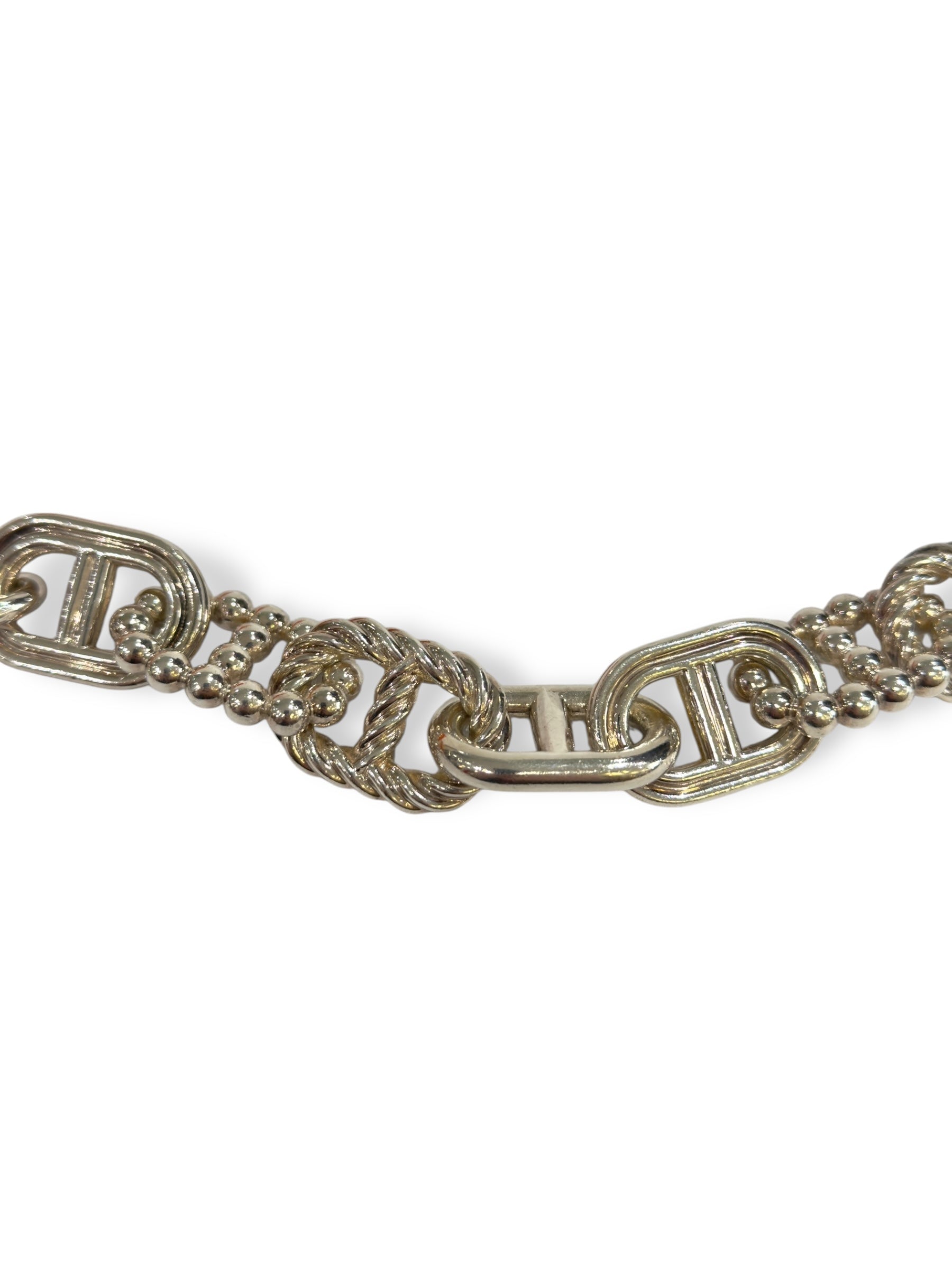 Hermès – Parade Ankerkettenarmband GM aus Silber