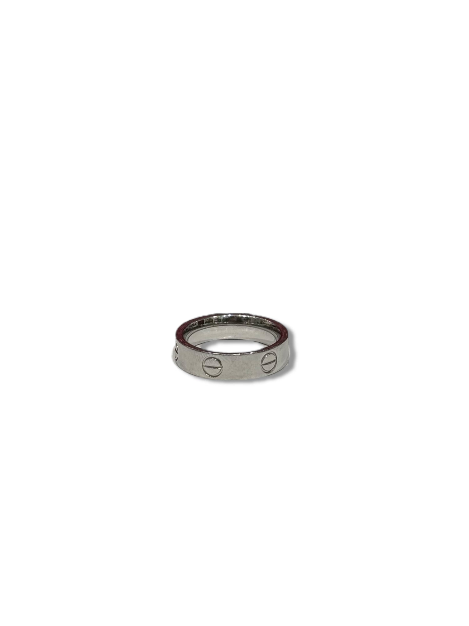 Cartier - Bague Love Classique Or gris t.51