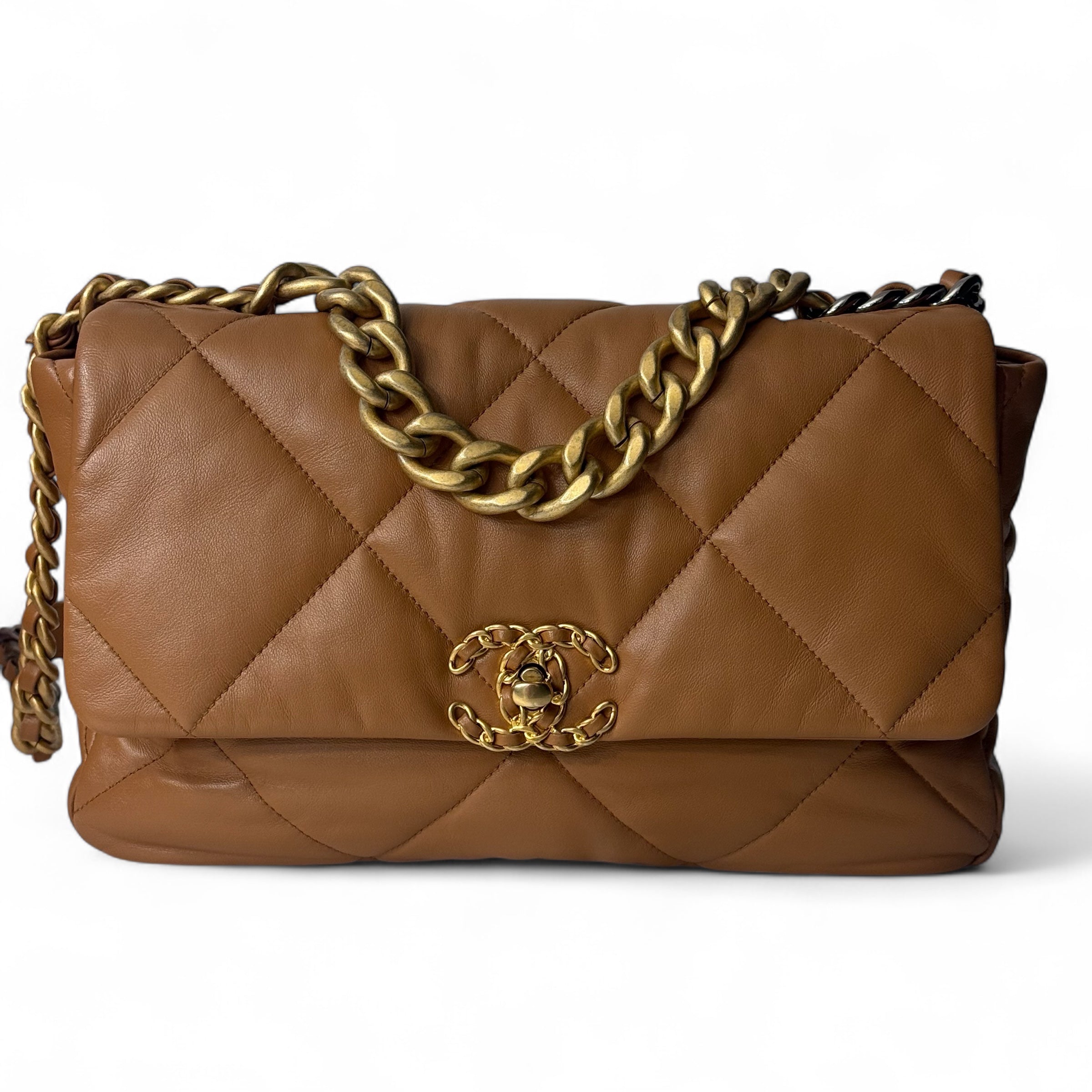 Chanel - Sac Chanel 19 Caramel