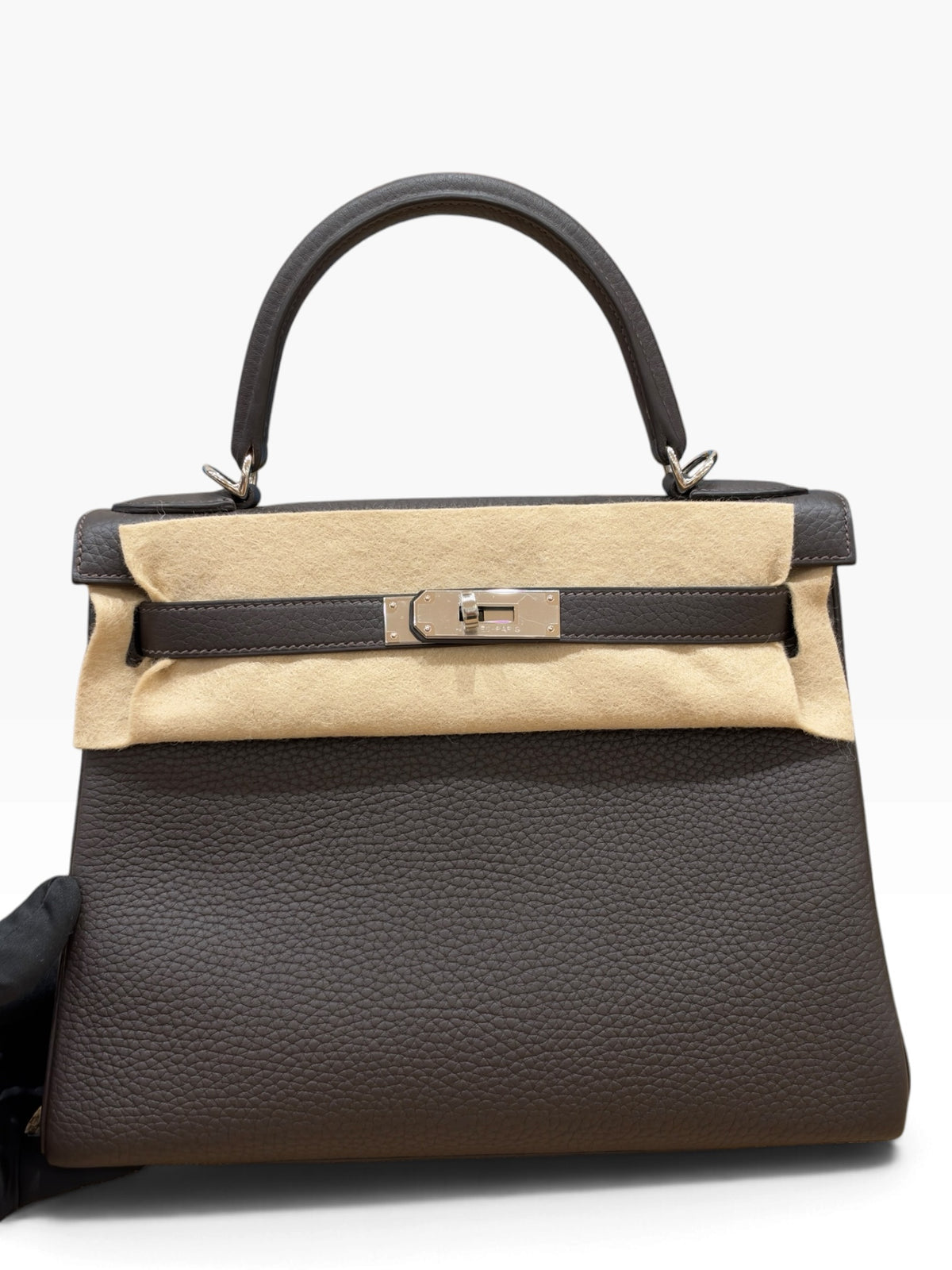 Hermès - Sac Kelly 28 Bai Brun