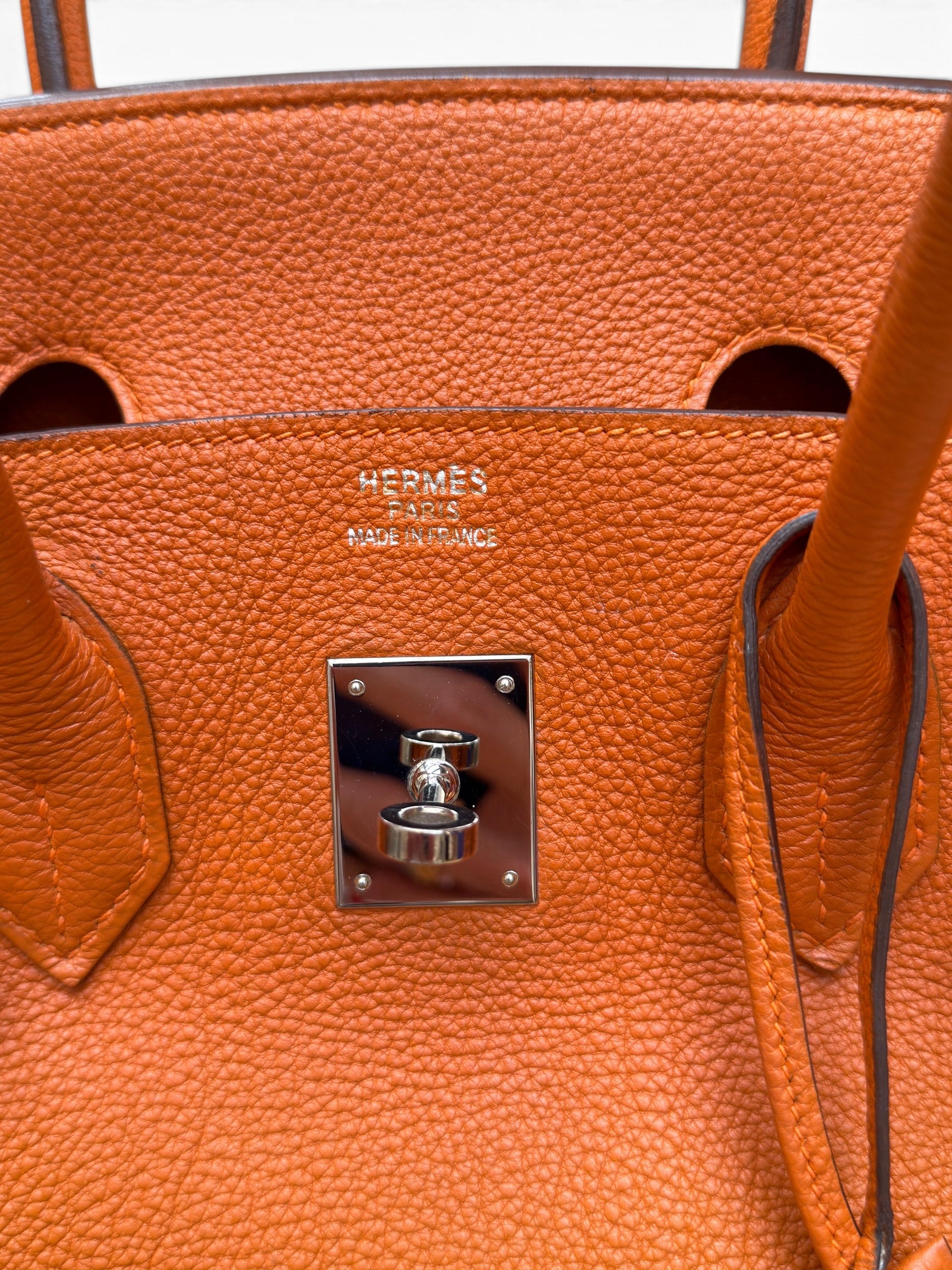 Hermès - Sac Birkin 35 orange