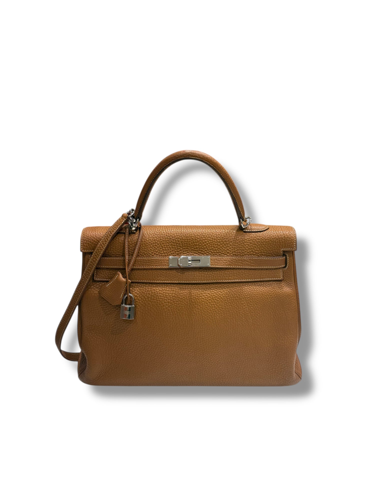 Hermès - Sac Kelly 35 Gold PHW
