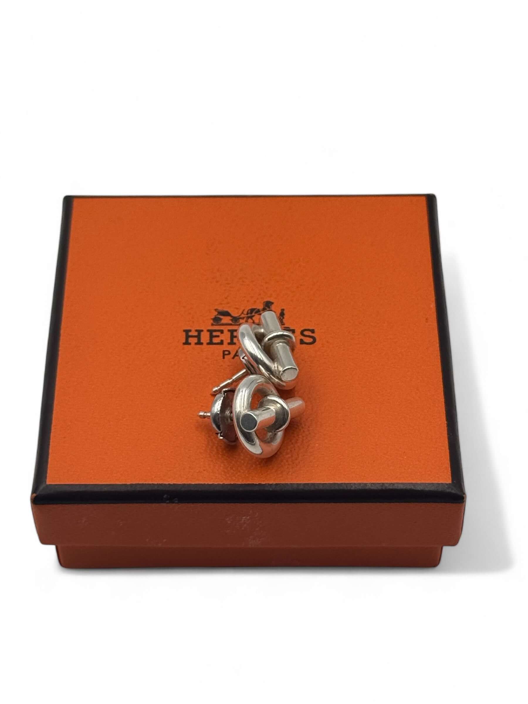 Hermès - Boucle d’oreille argent