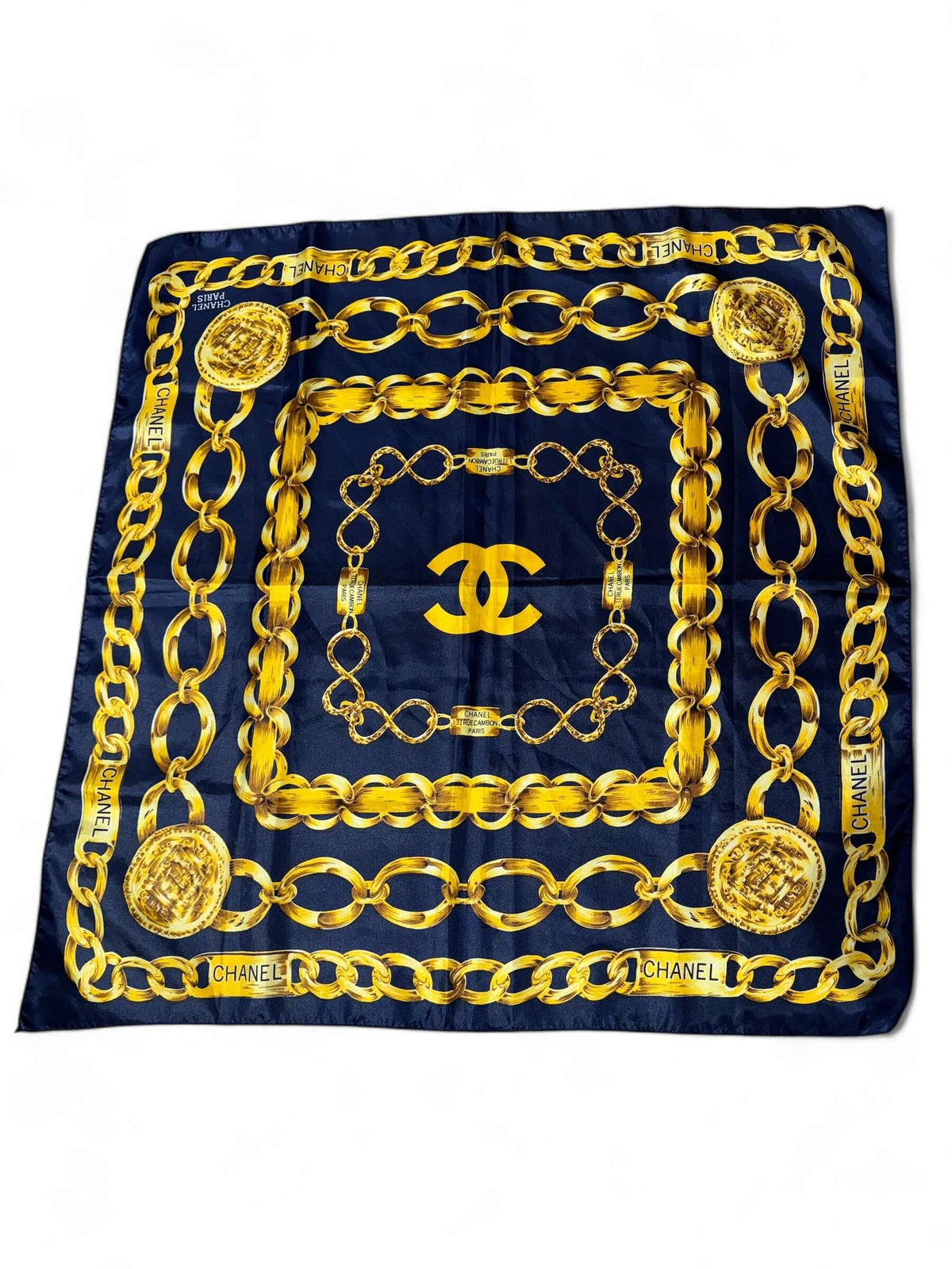 Chanel - Foulard blu