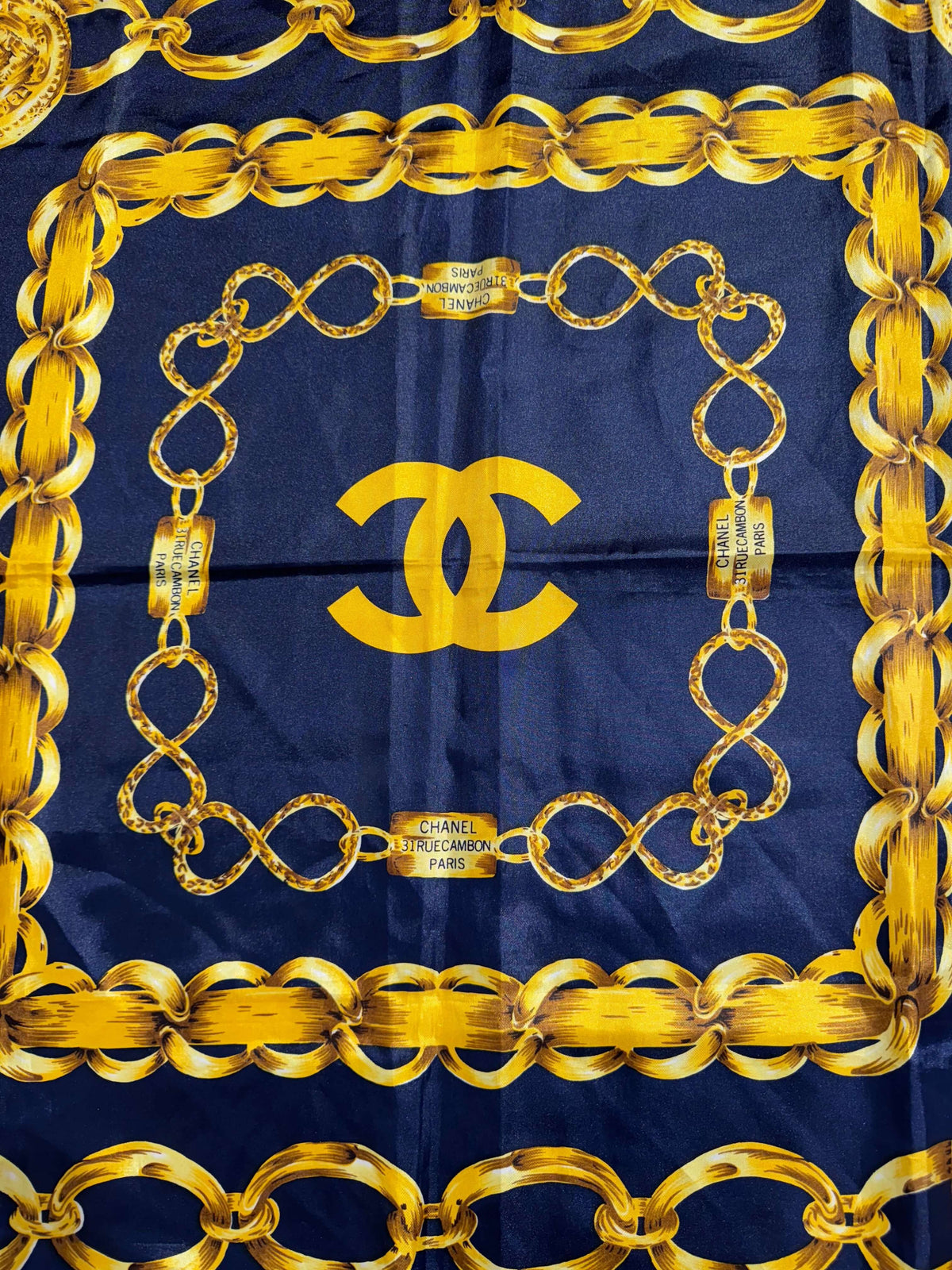 Chanel - Foulard blu