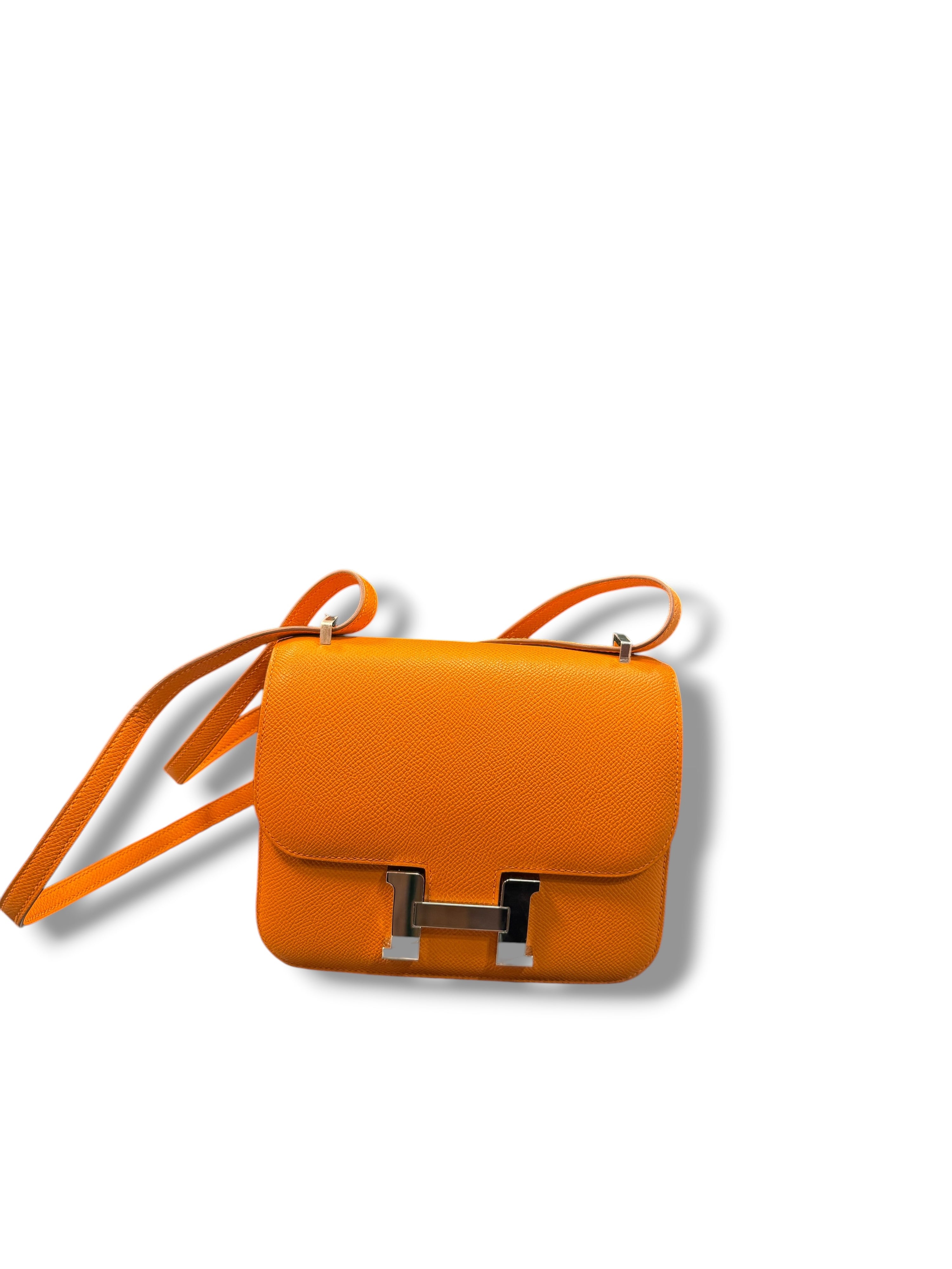 Hermès - Sac Constance 18 Epsom Orange H