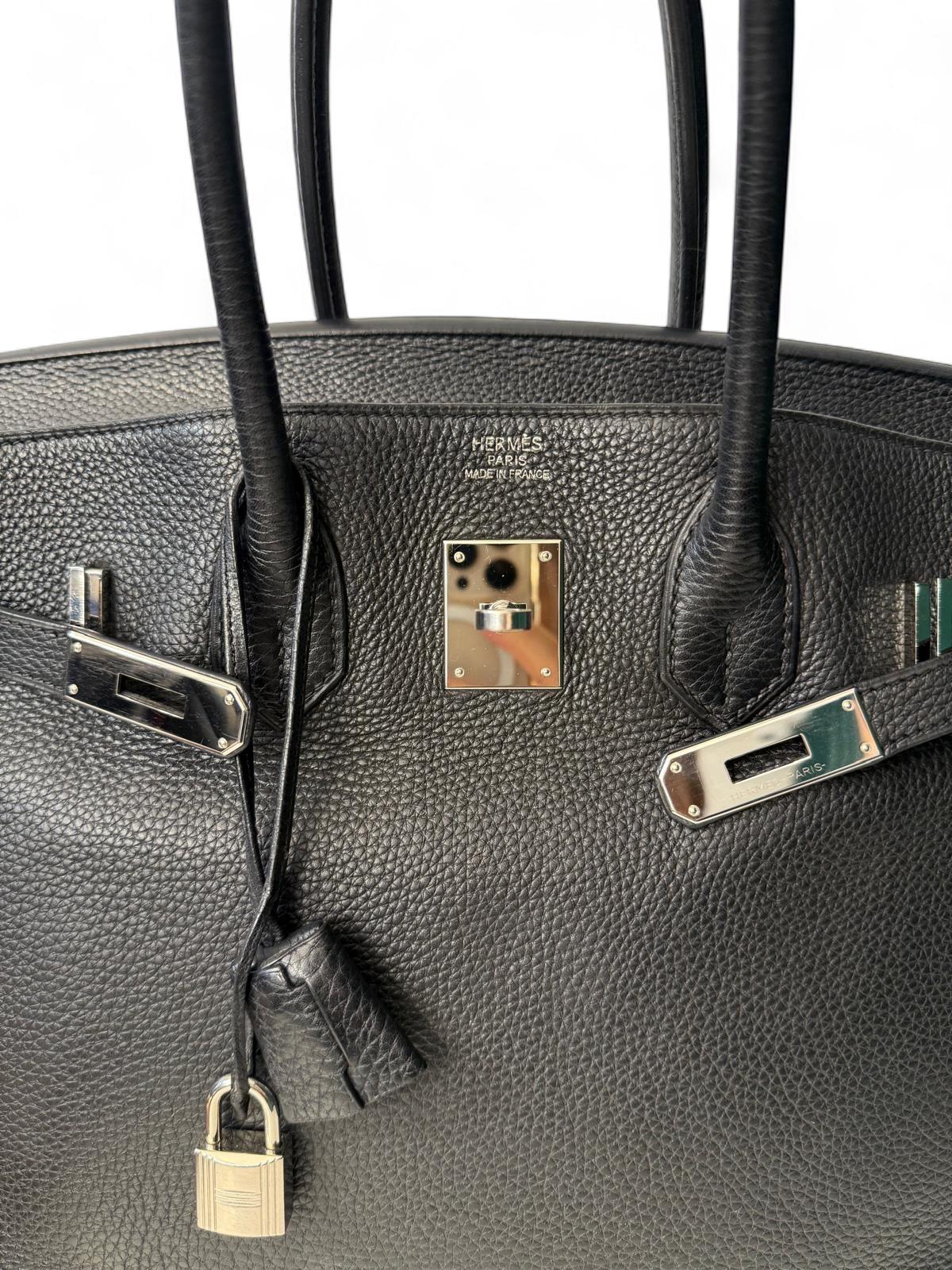 Hermès - Birkin 35 Noir Palladium