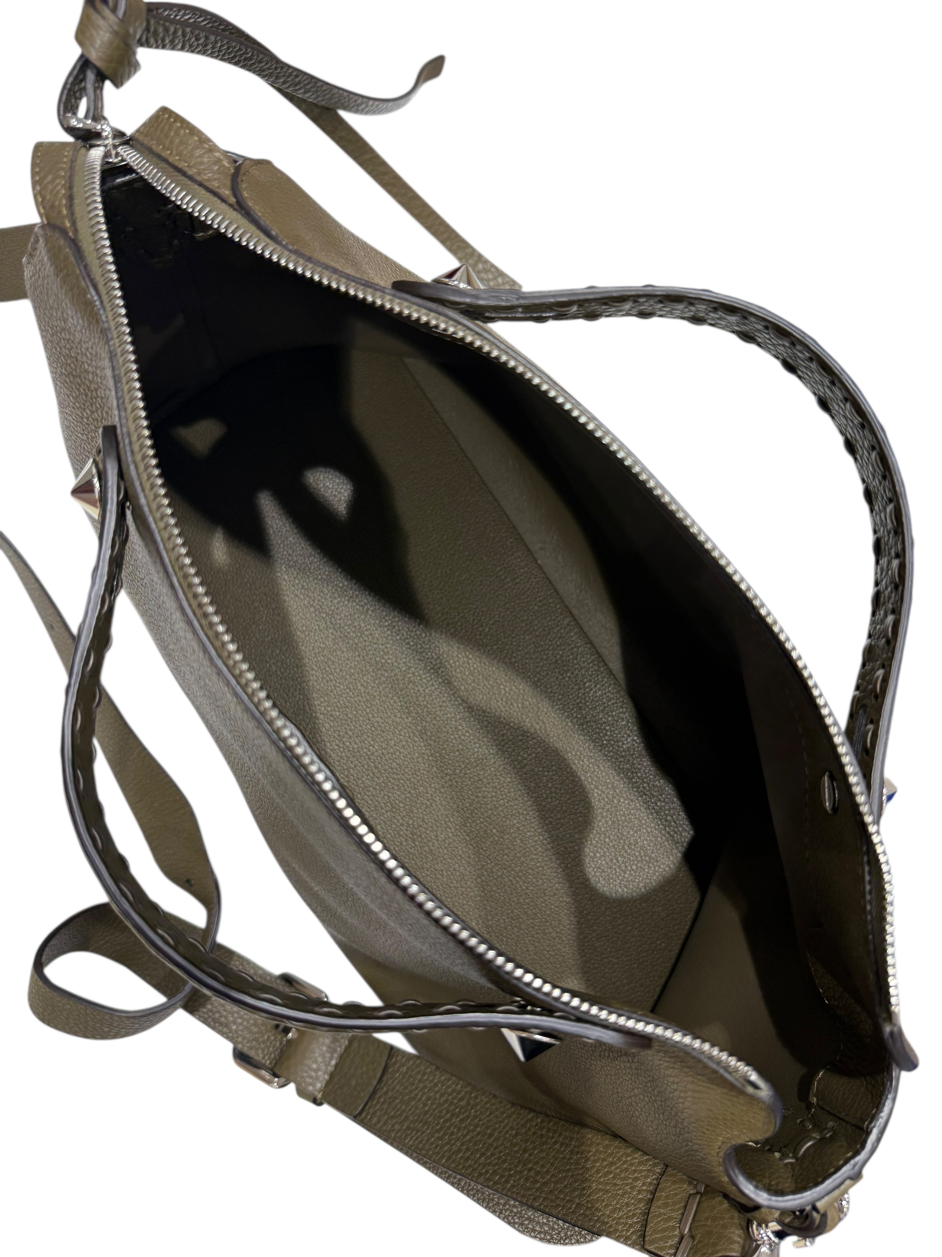 FENDI - Sac By The Way en cuir kaki