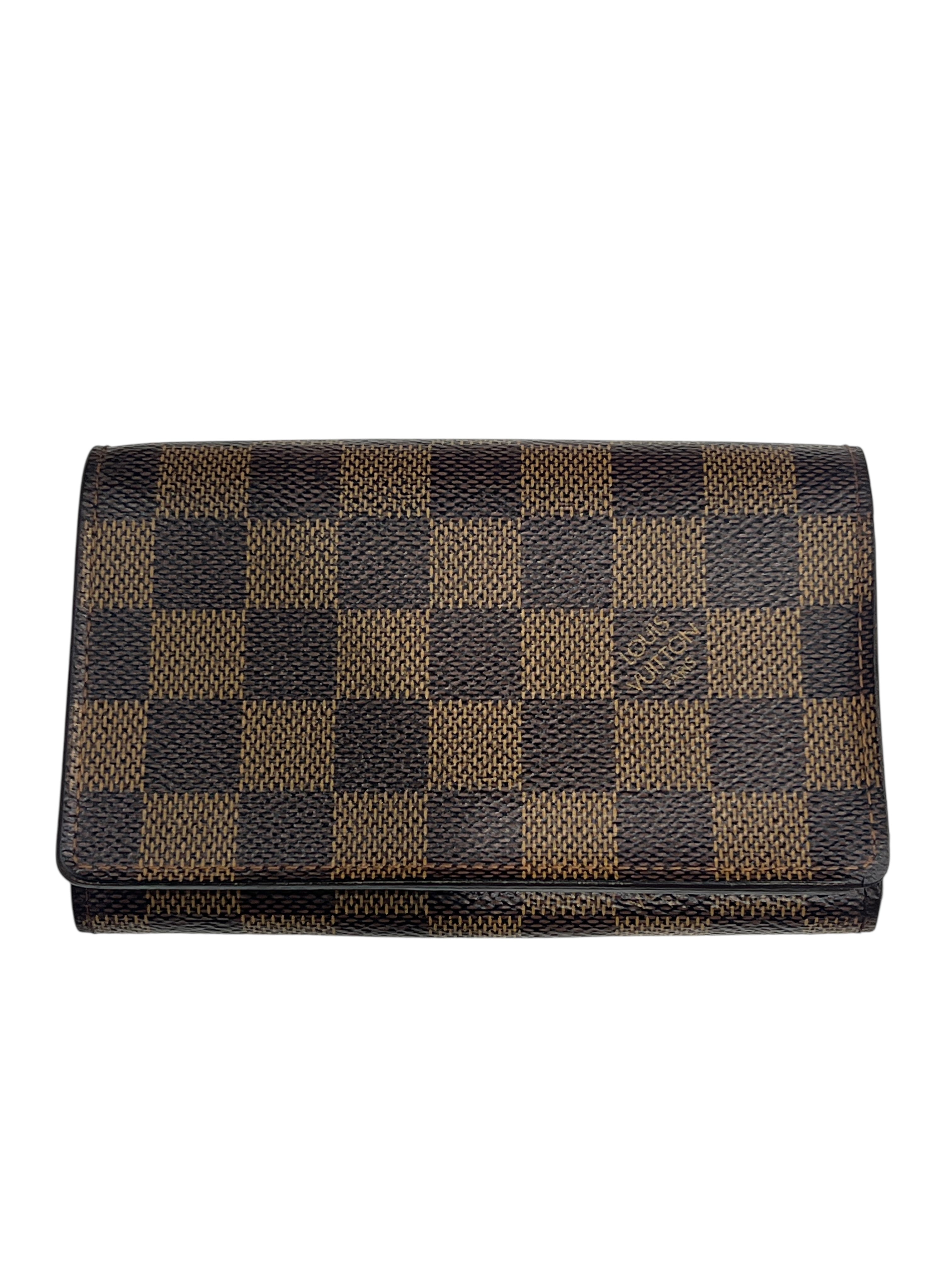 Louis Vuitton - portefeuille Alexandra toile damier ébène