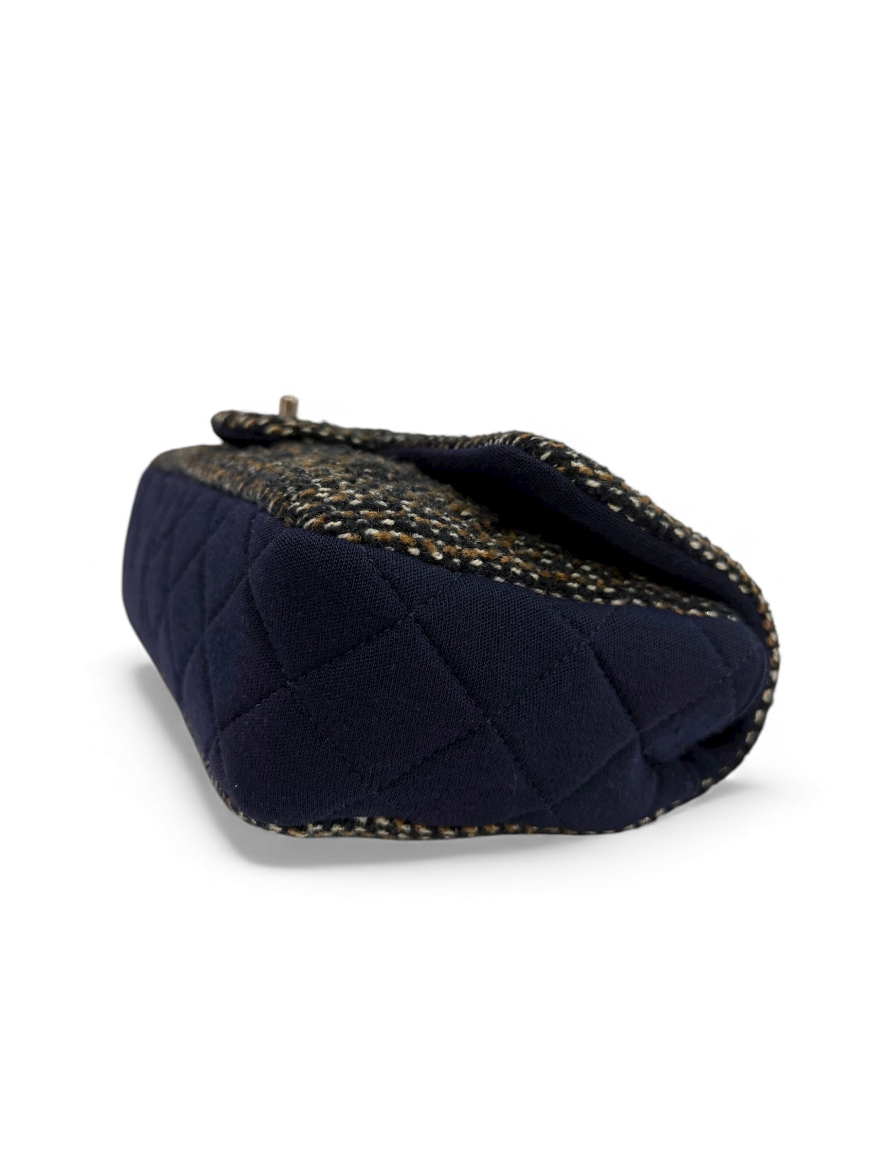 Chanel - Sac en jersey et tweed 25cm
