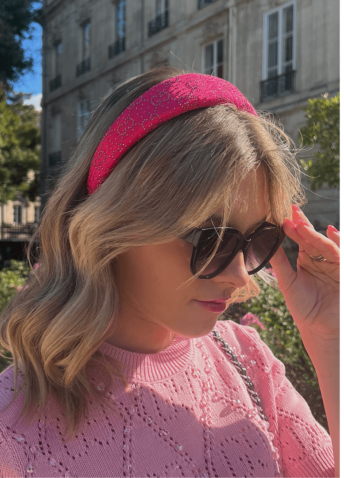 Gucci - Haarreif mit Strasssteinen