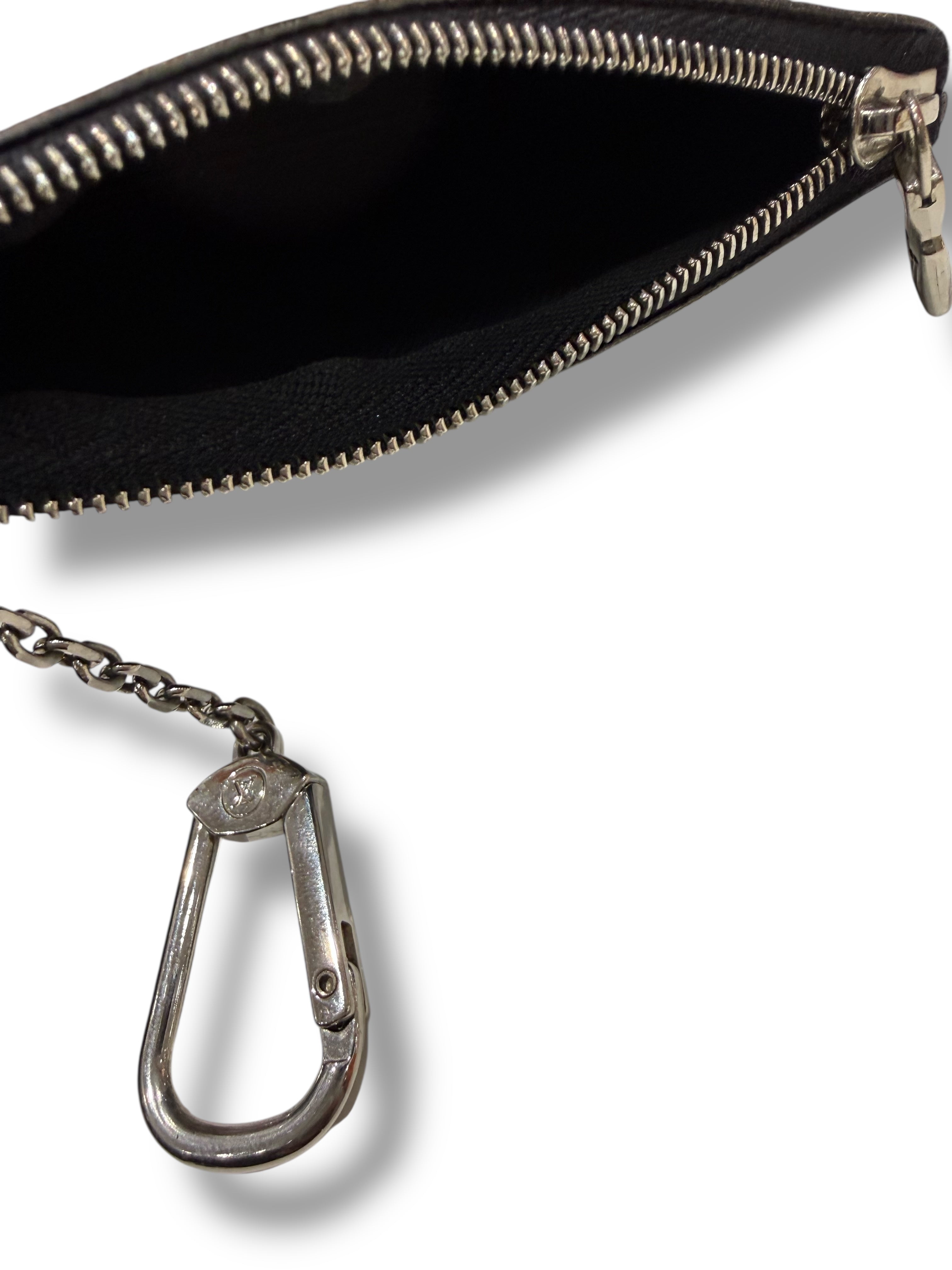 Louis Vuitton - Pochette clés toile damier graphite