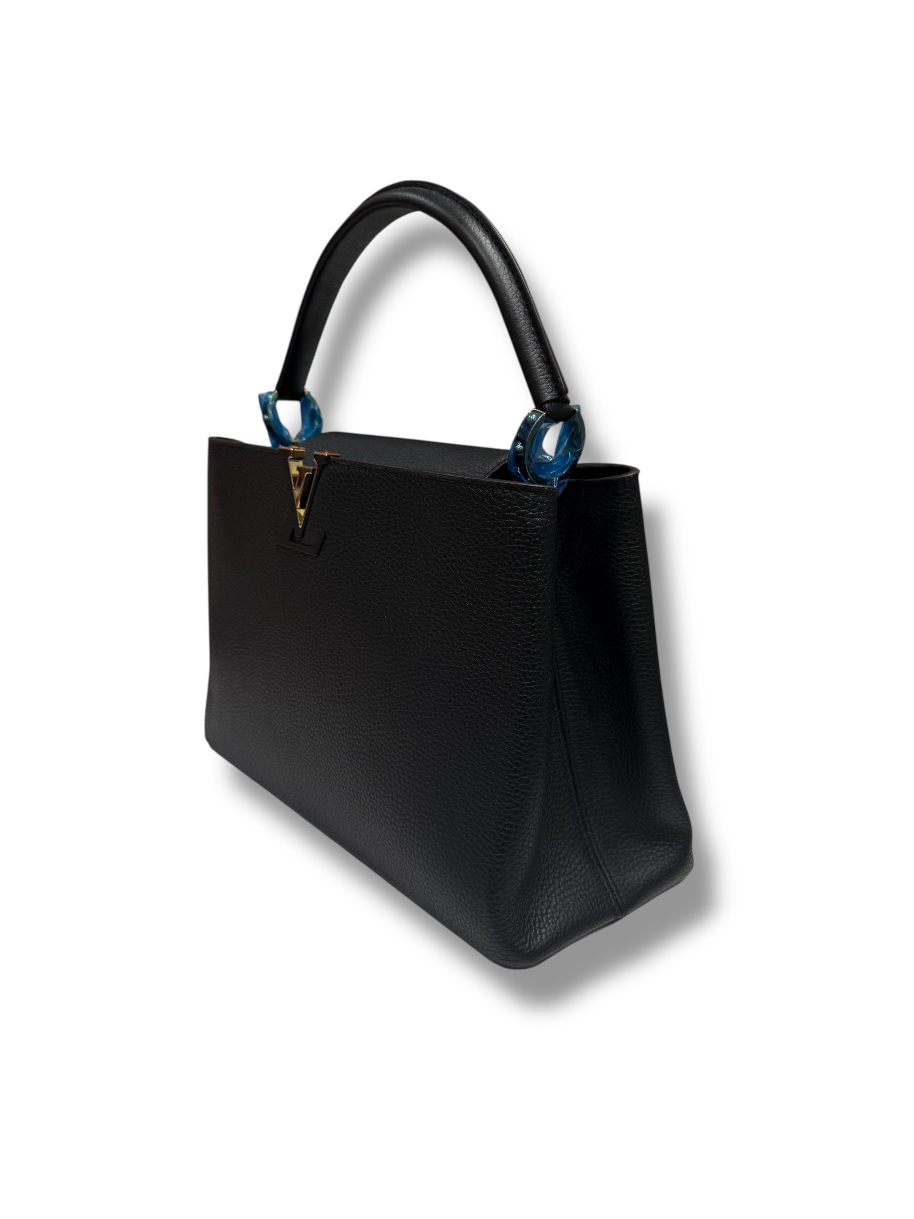 Louis Vuitton - Sac Capucines noir GM