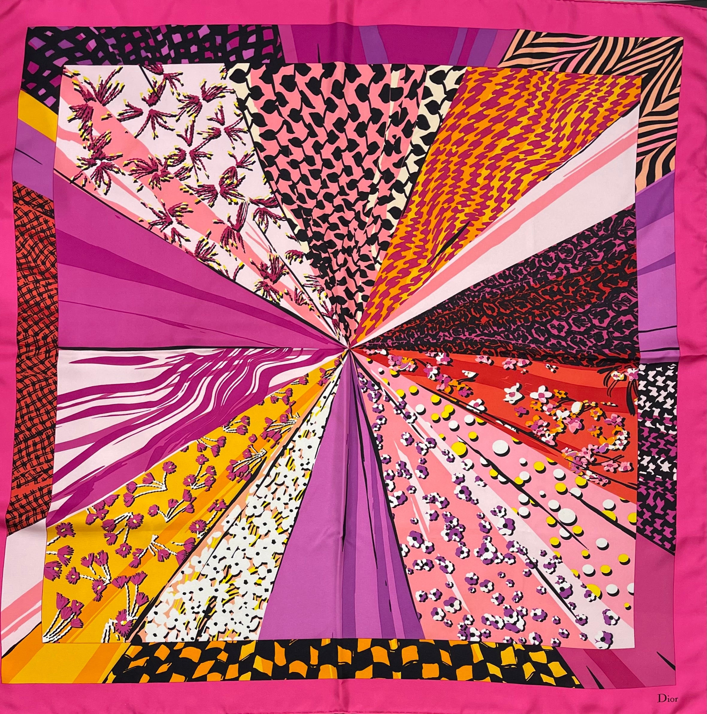 디올 - 실크 스카프