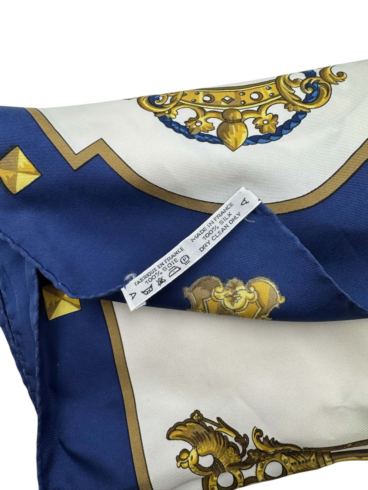 Hermès - Foulard blu les Clés