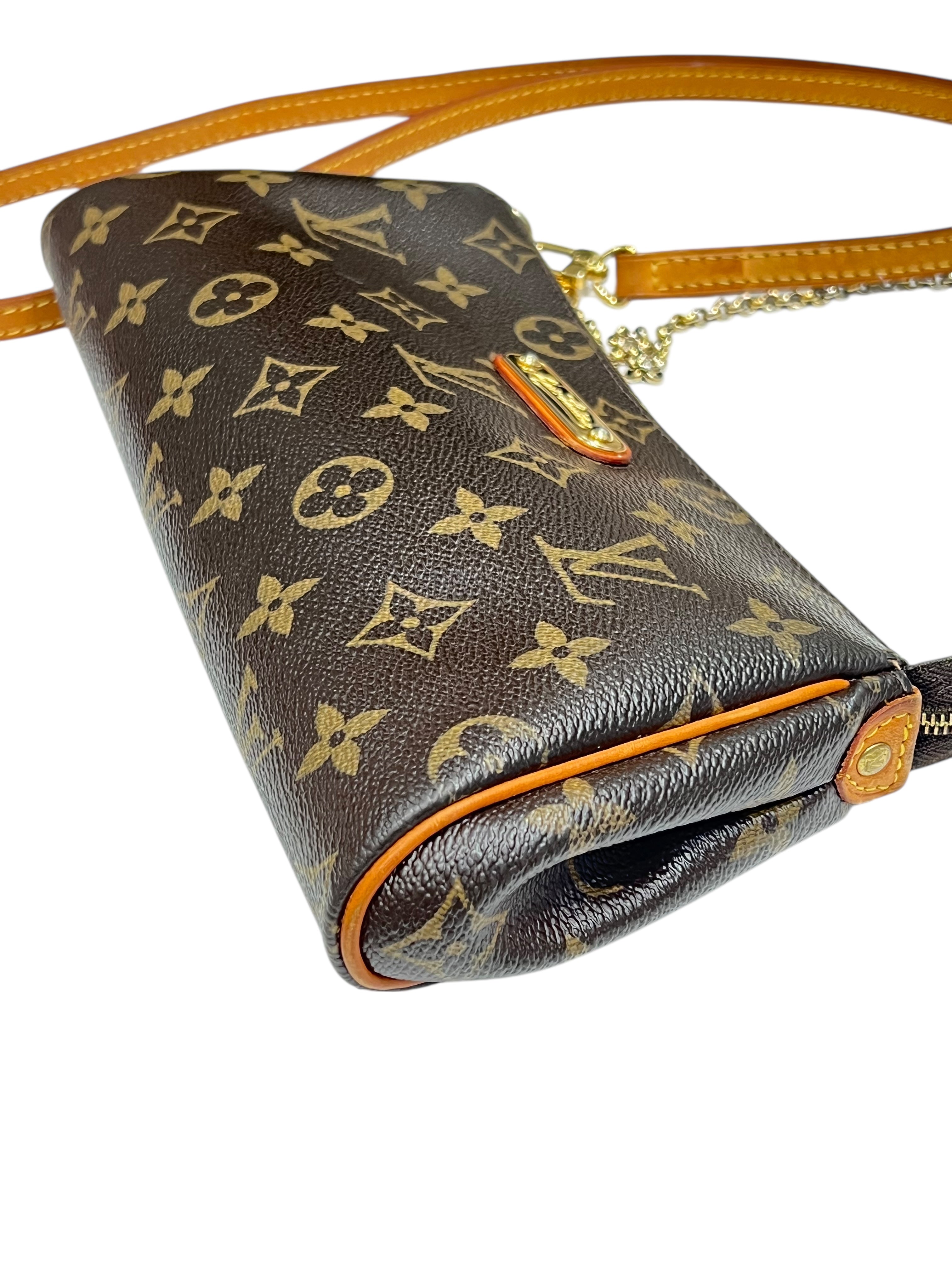 Louis Vuitton - Sac pochette Eva toile monogramme