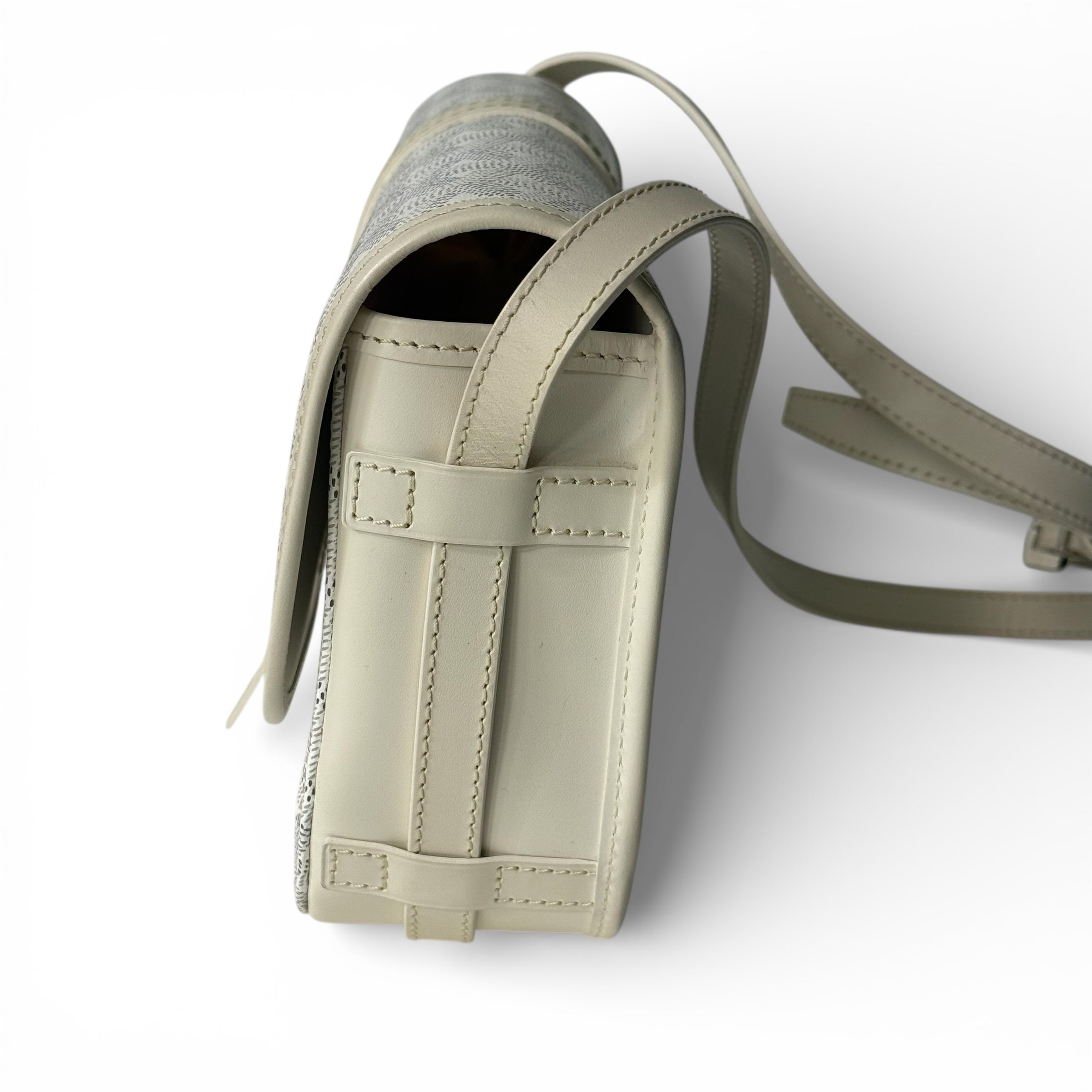 Goyard - Sac Belvédère blanc