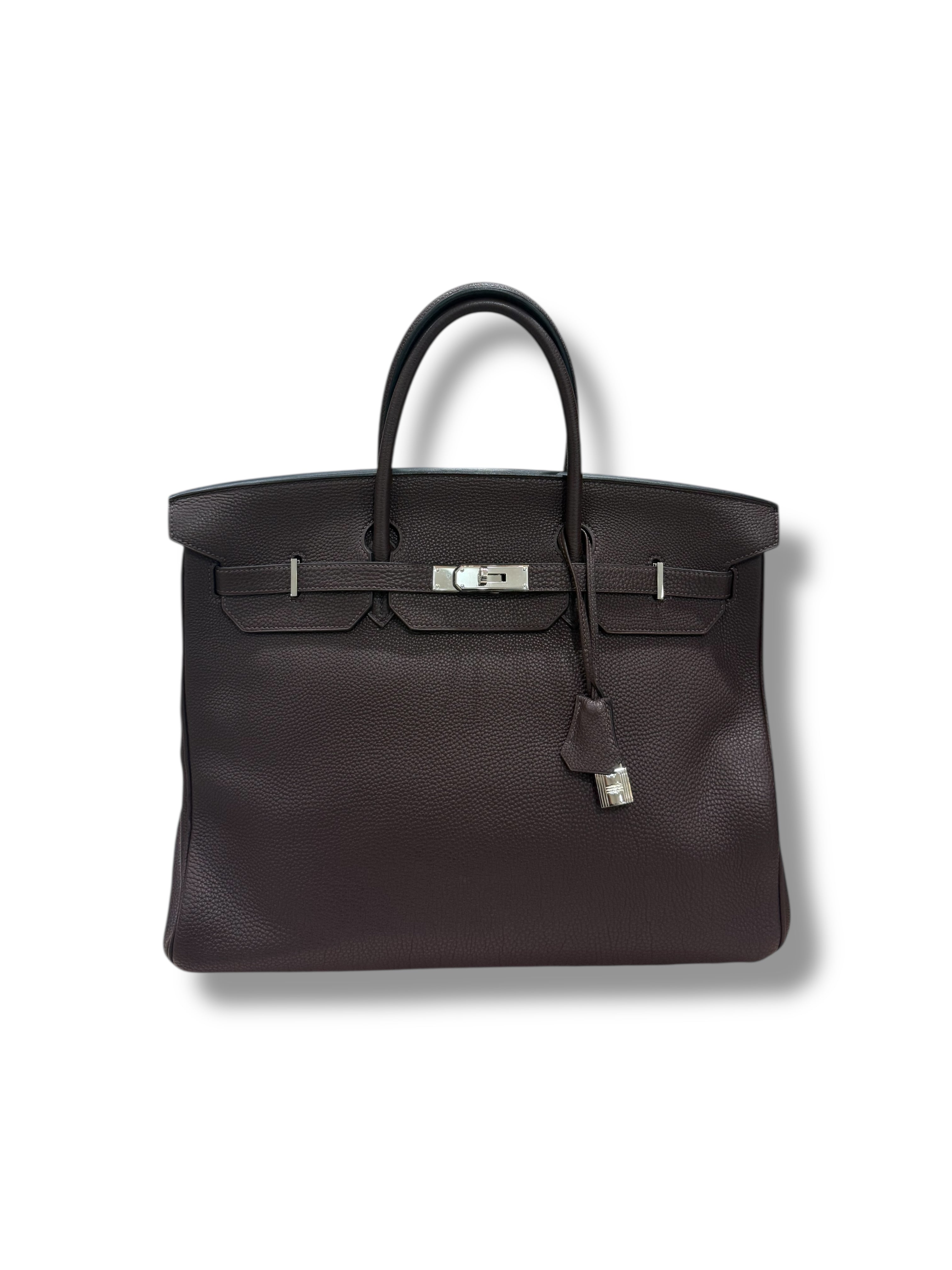 Hermès - Sac Birkin 40 Chocolat PHW
