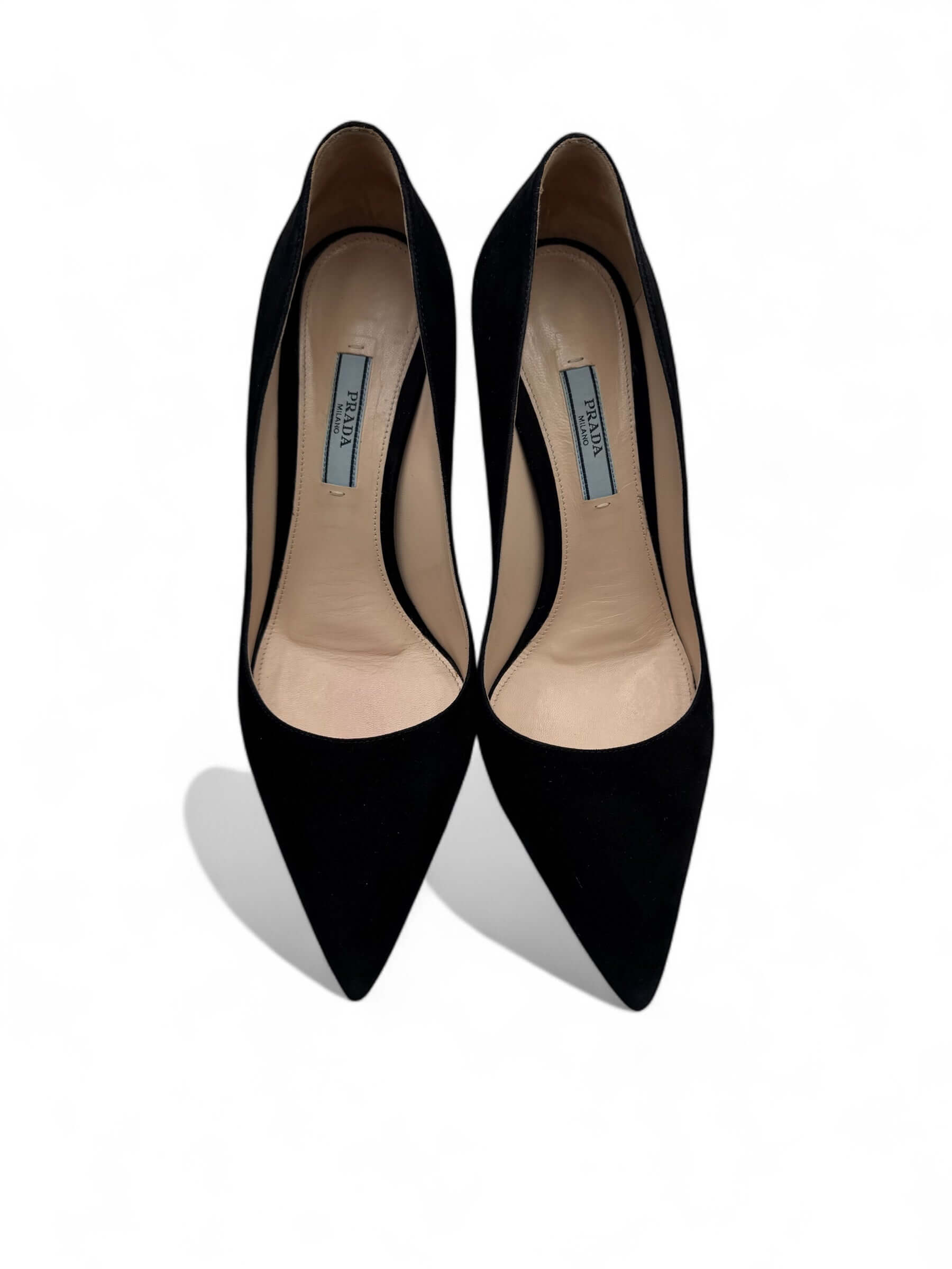 프라다 - 검은색 에스카르핀 T38