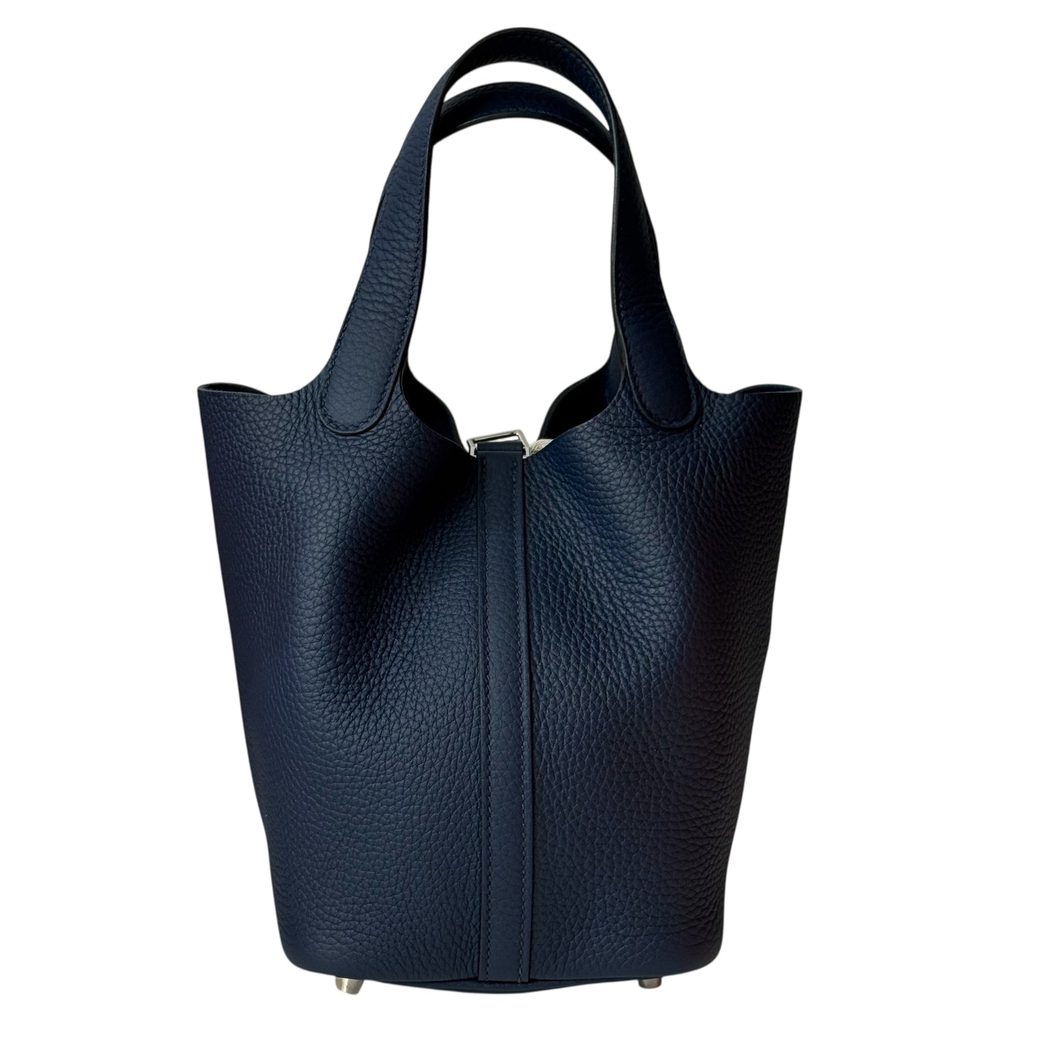 Hermès - Sac Picotin 18 Bleu de Prusse