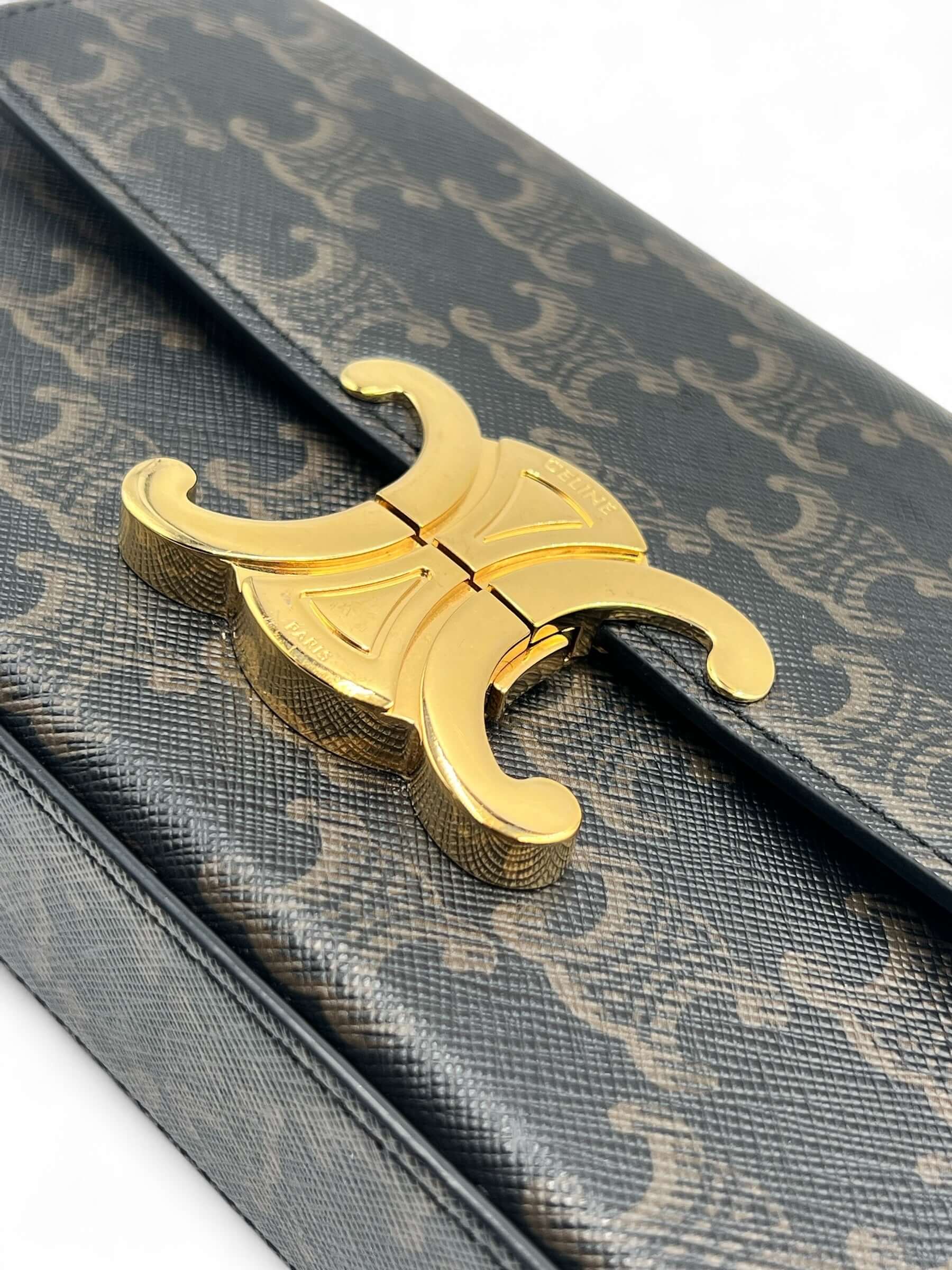 Céline - Sac Claude toile Triomphe