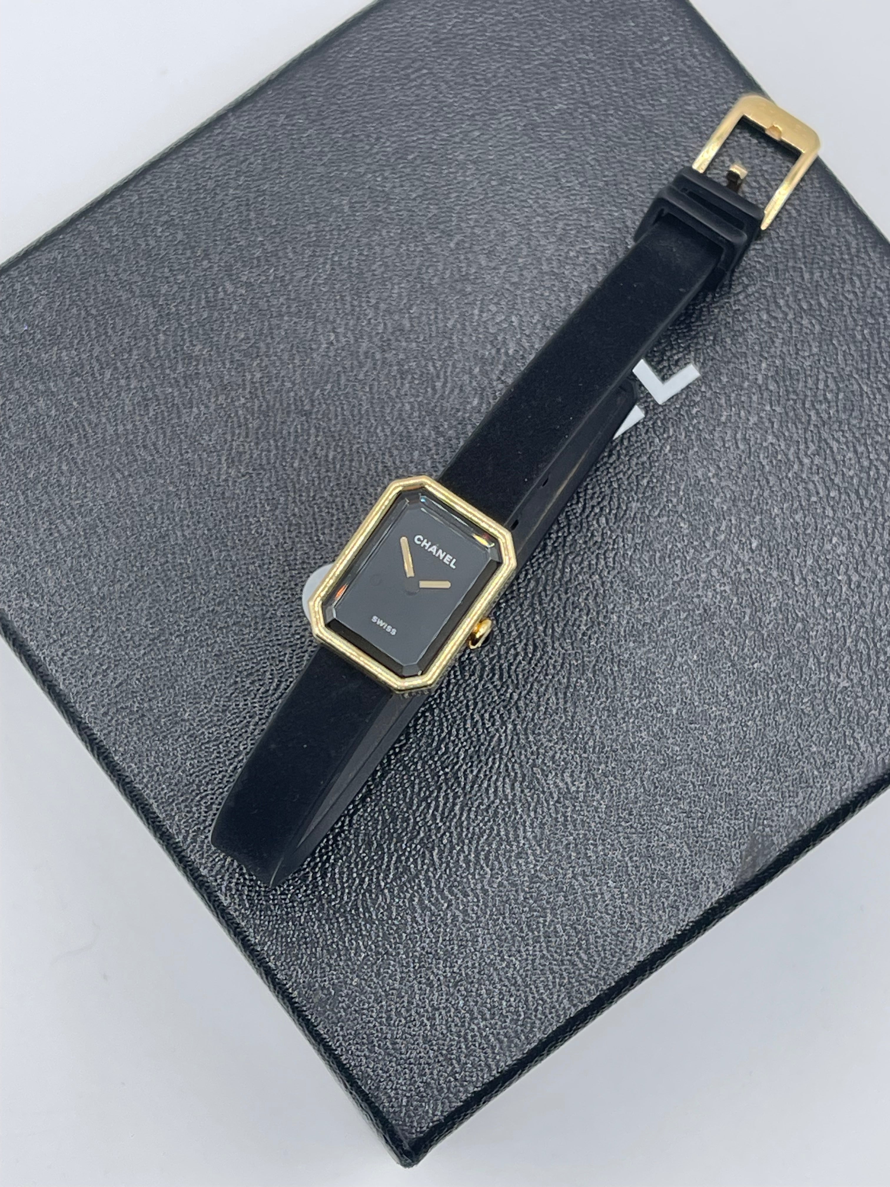Chanel - Première black ribbon watch