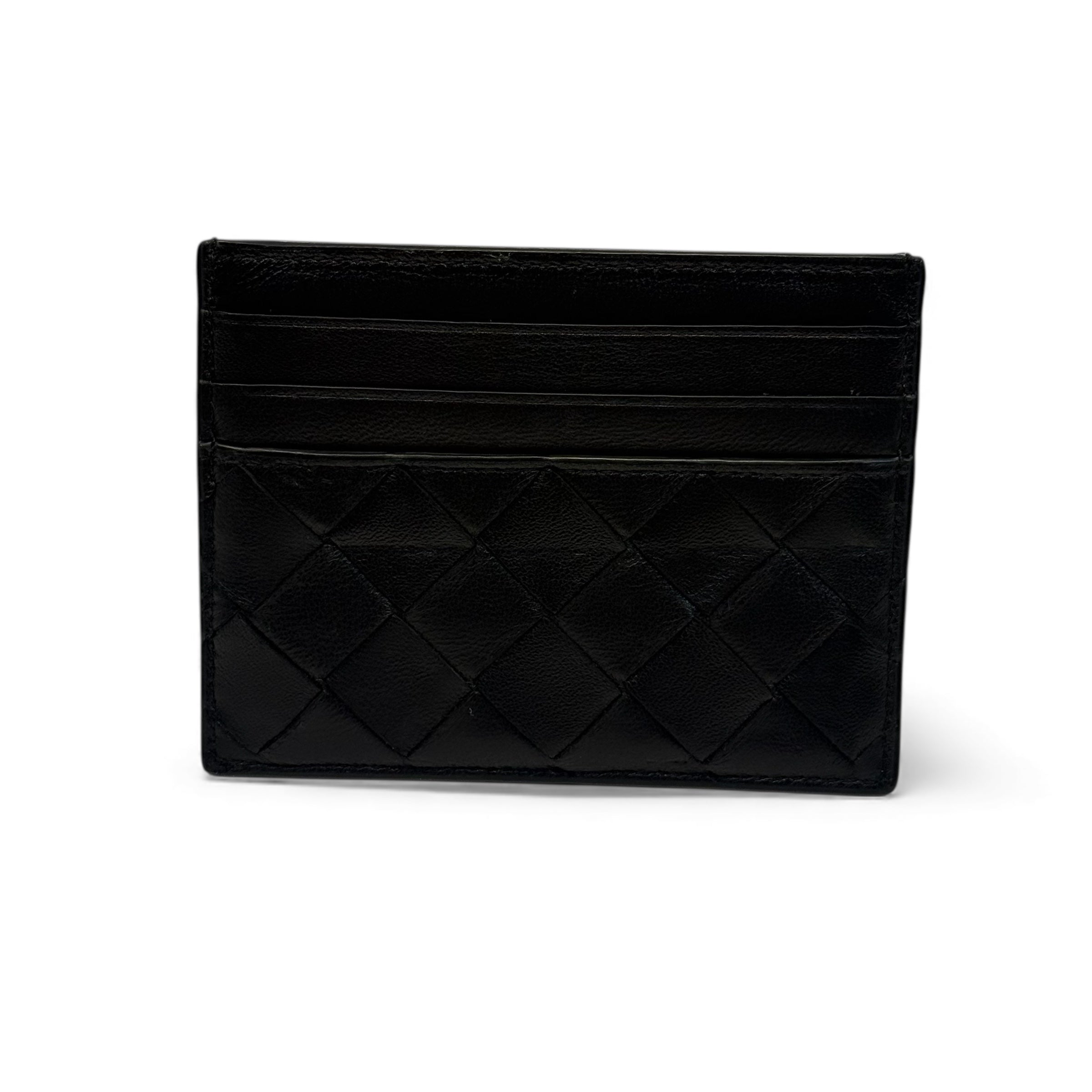Bottega Veneta - Porte-Carte en cuir intrecciato