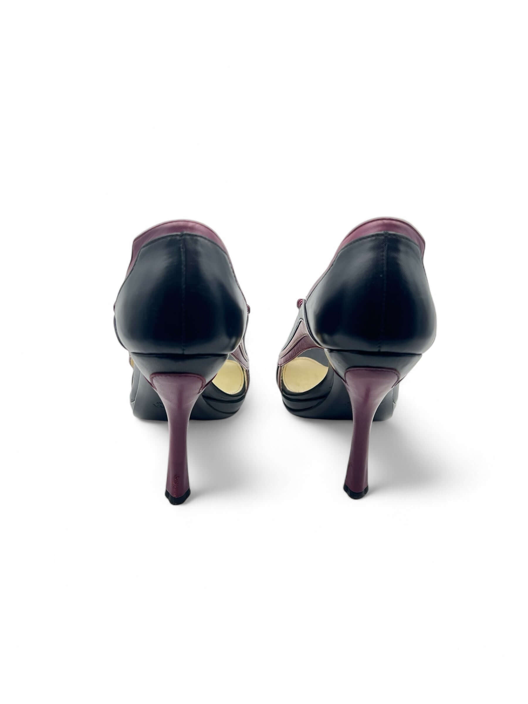 Prada - Escarpins «wave » en cuir T37