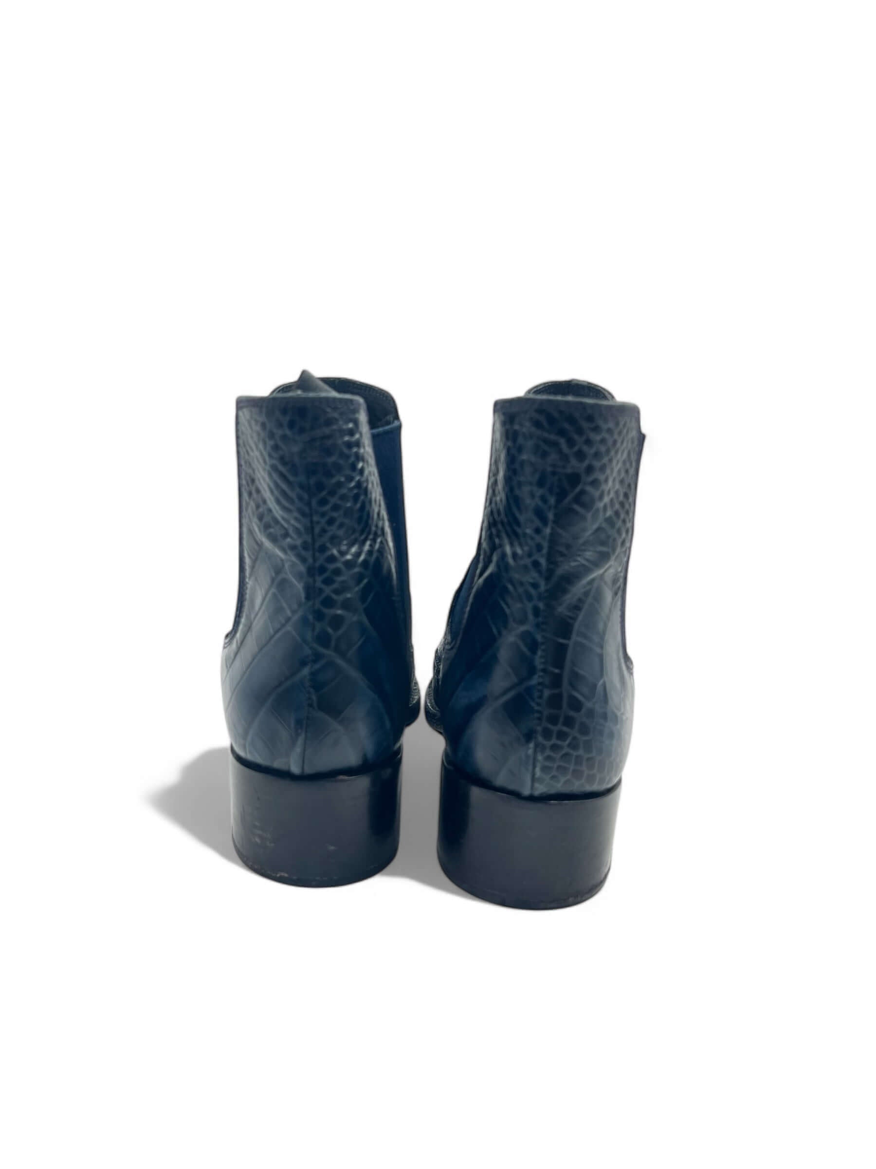 Miu Miu - Bottines effet crocodile T37