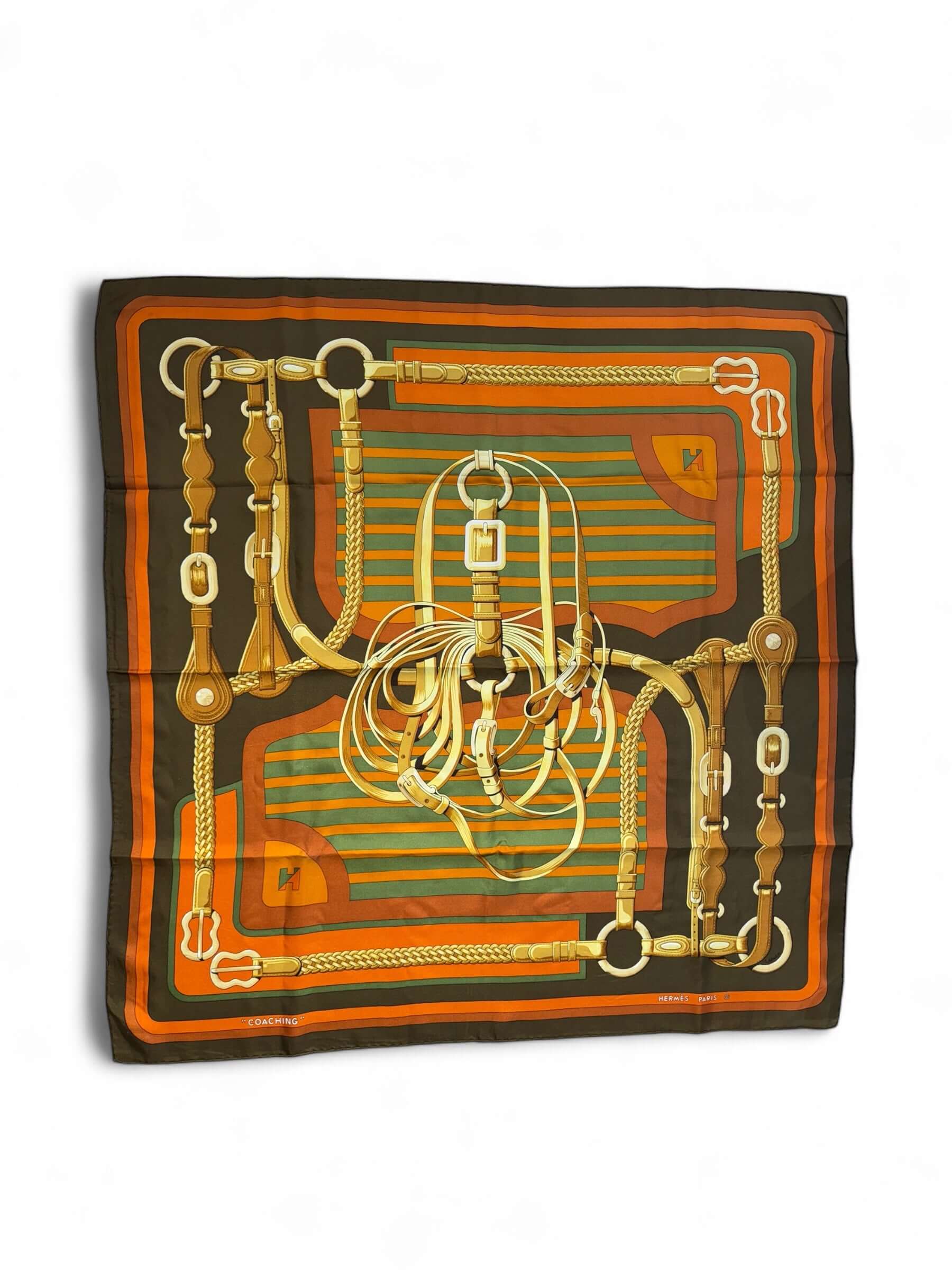 Hermès - Carré de soie 90 "Coaching"