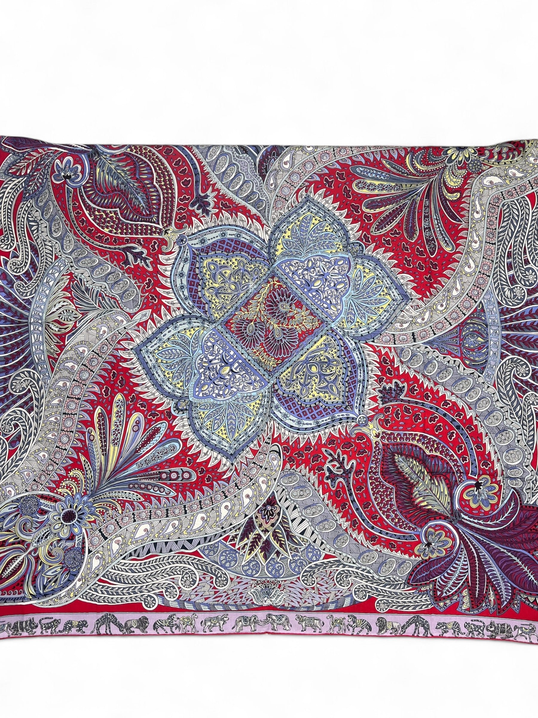 Hermès - Châle 140 « Jardin de la soie »