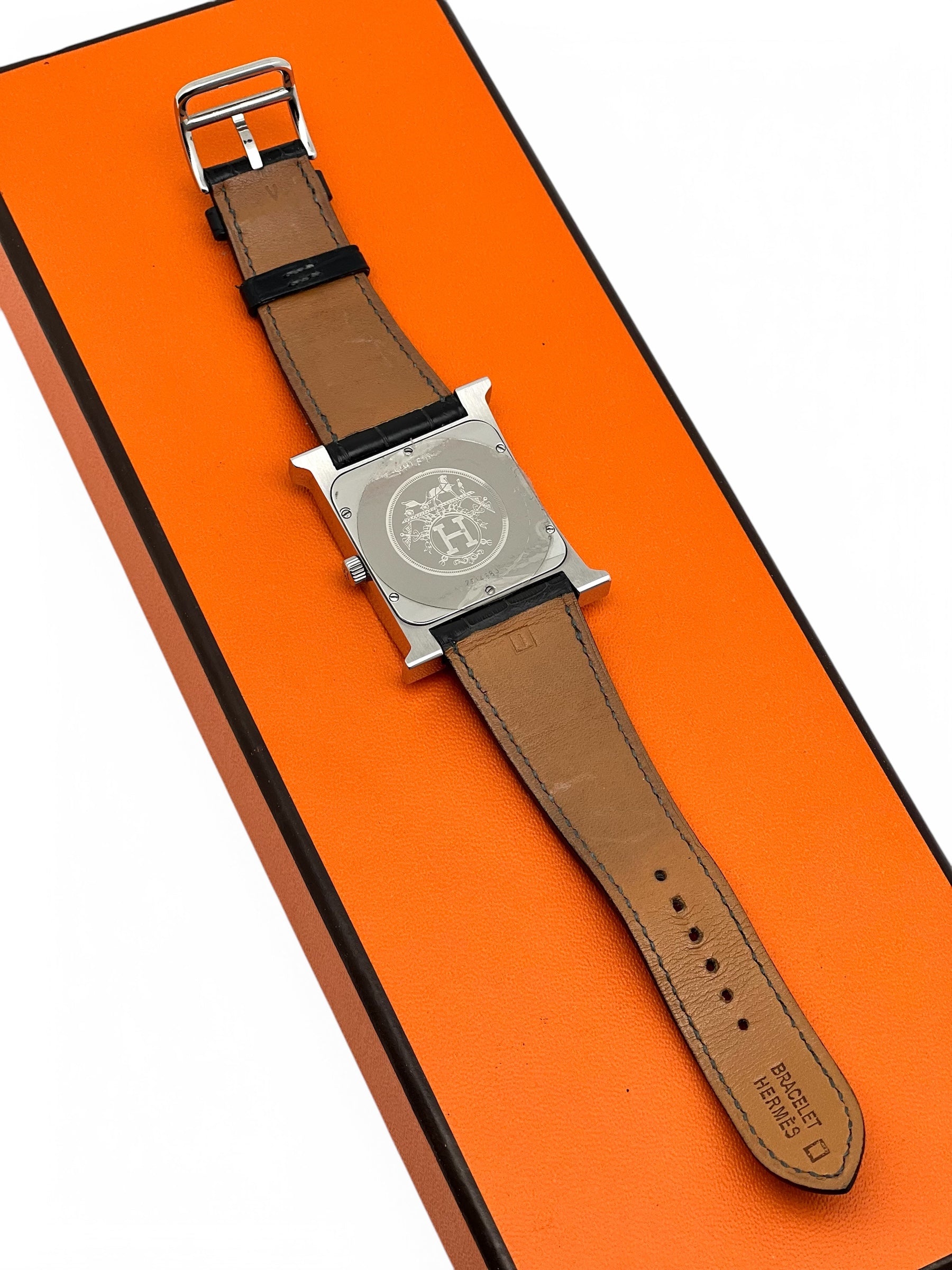 Hermès - Montre H Hours Alligator