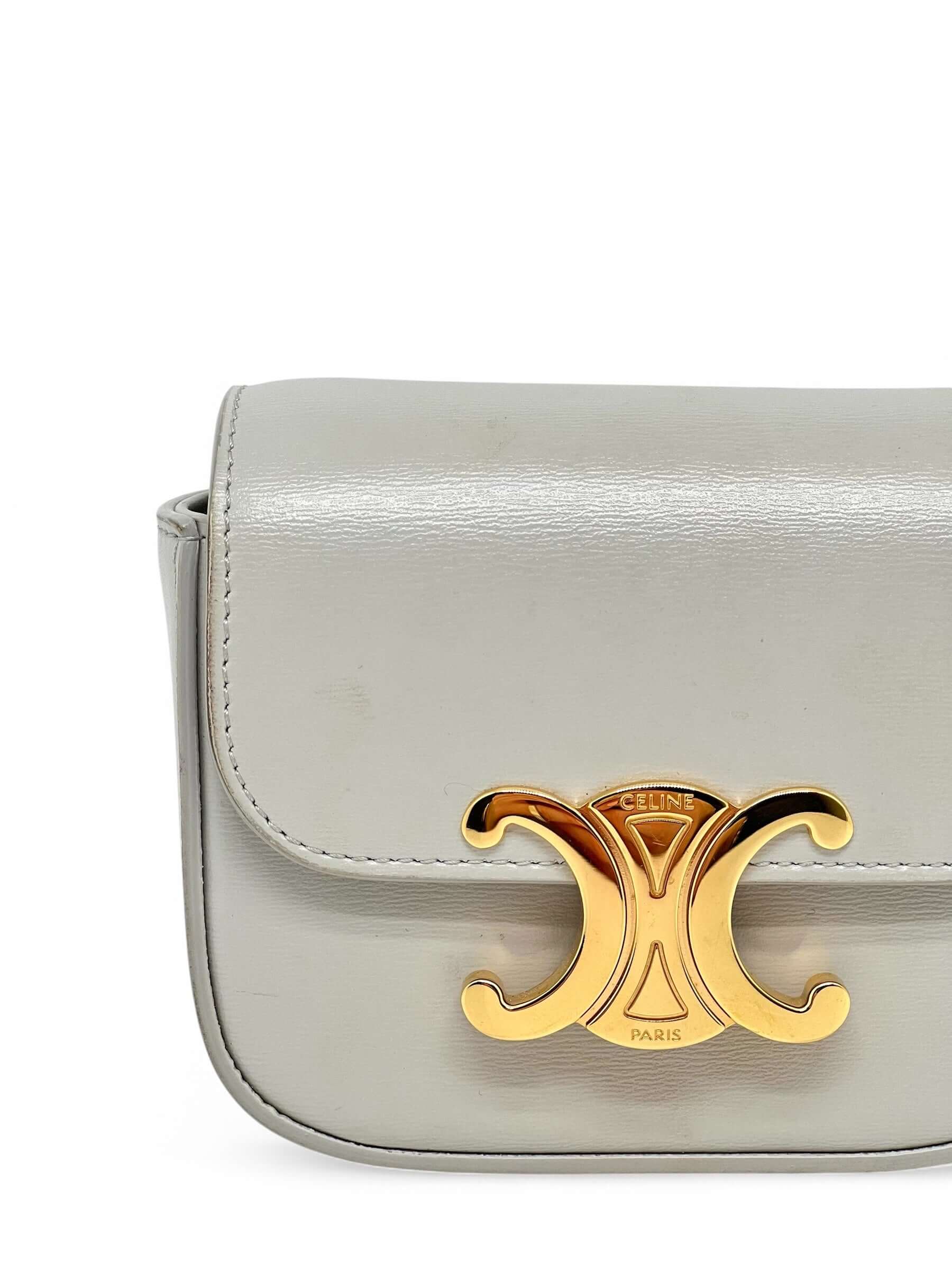 Céline - Sac Mini Claude Gris Perle