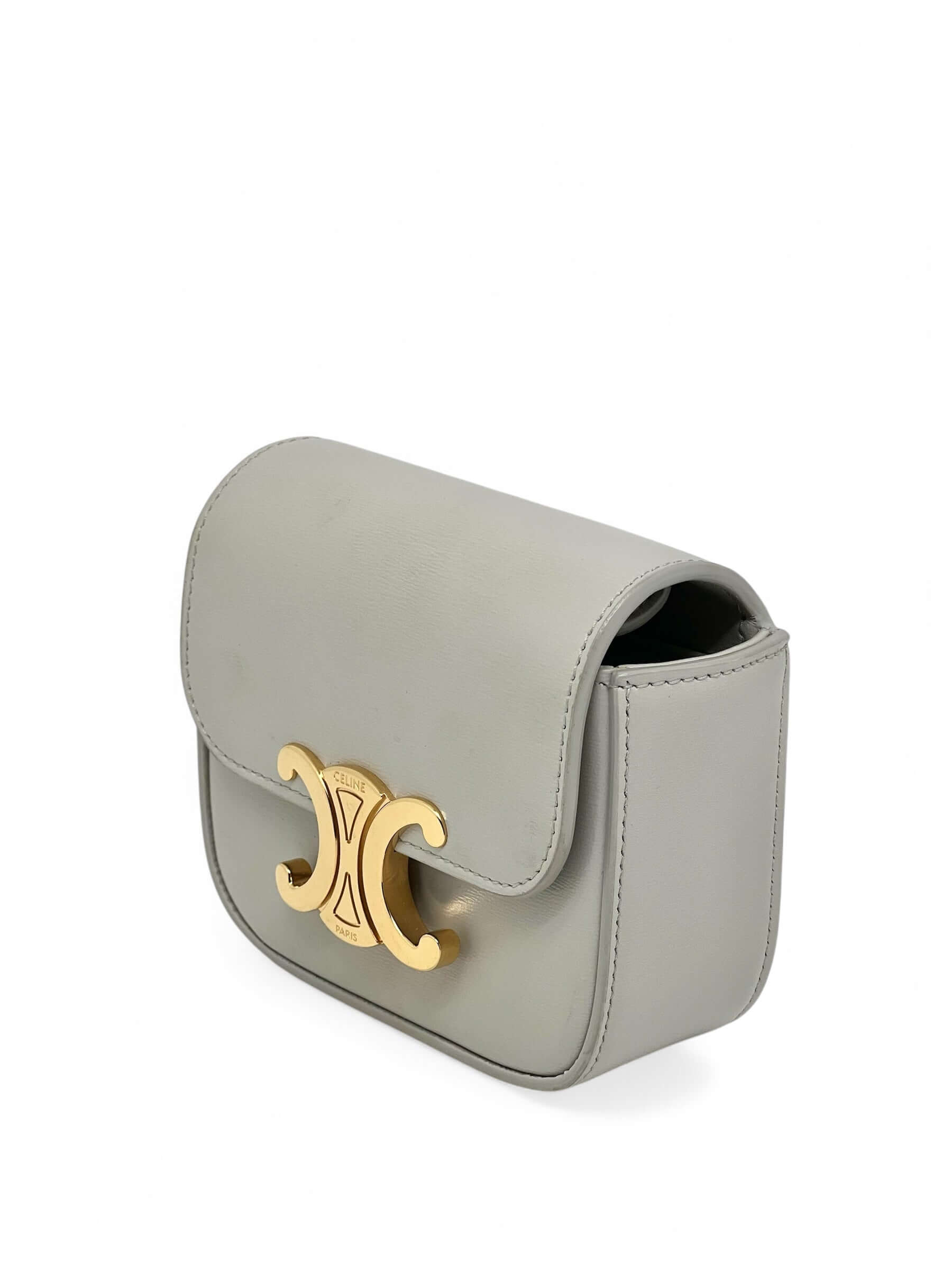 Céline - Sac Mini Claude Gris Perle