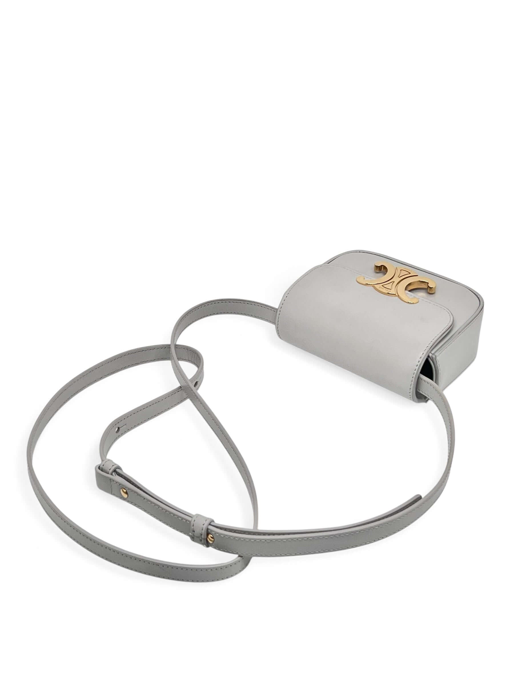 Céline - Sac Mini Claude Gris Perle