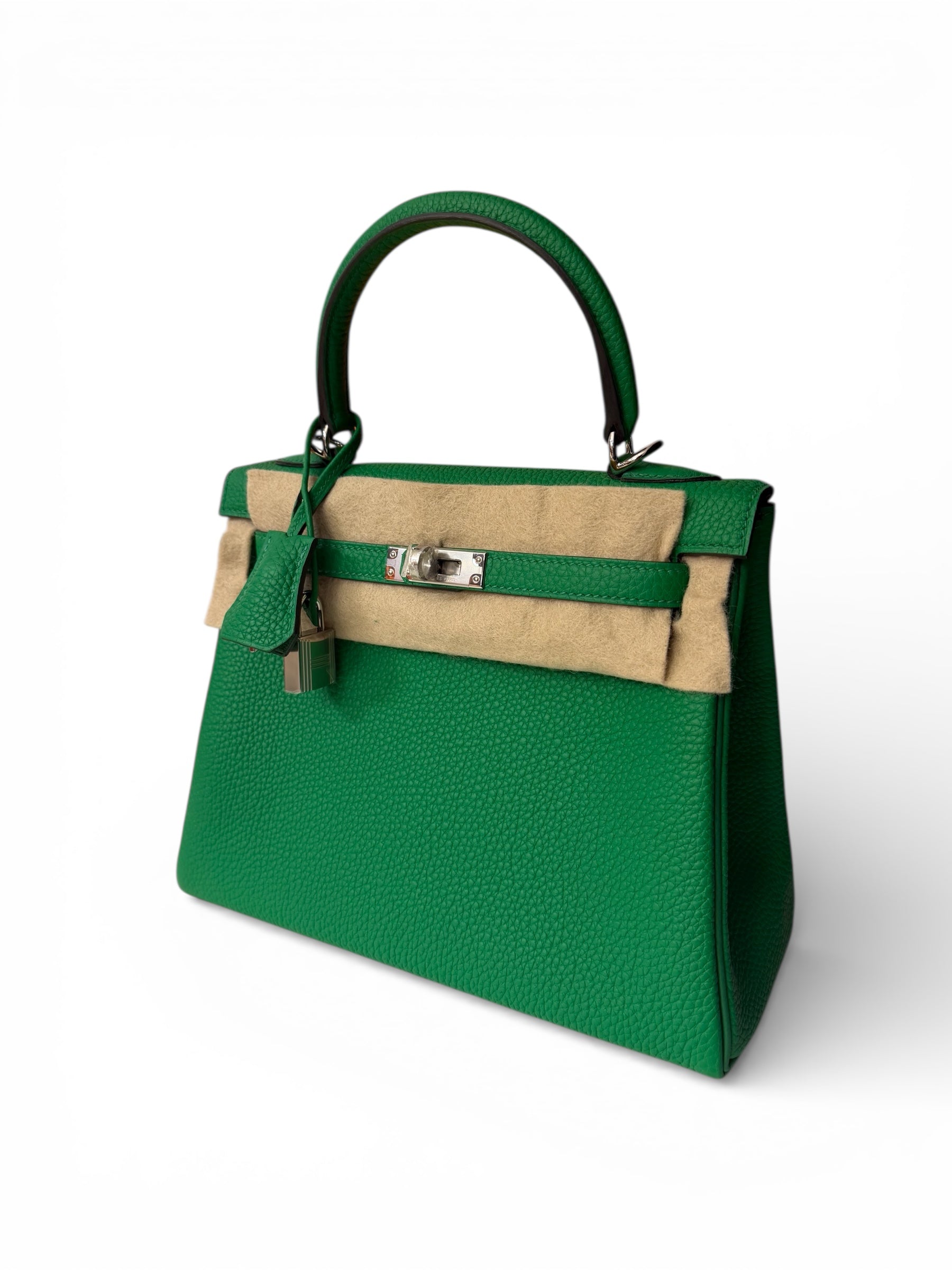 Hermès - Sac Kelly 25 Vert Bambou