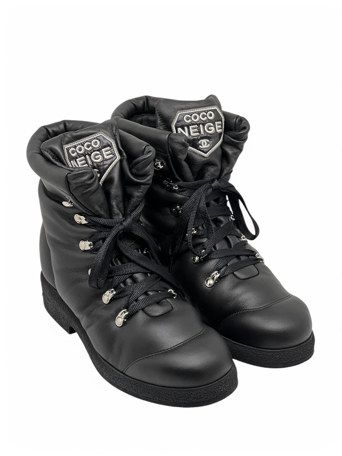 Chanel - Boots Coco Neige T40C
