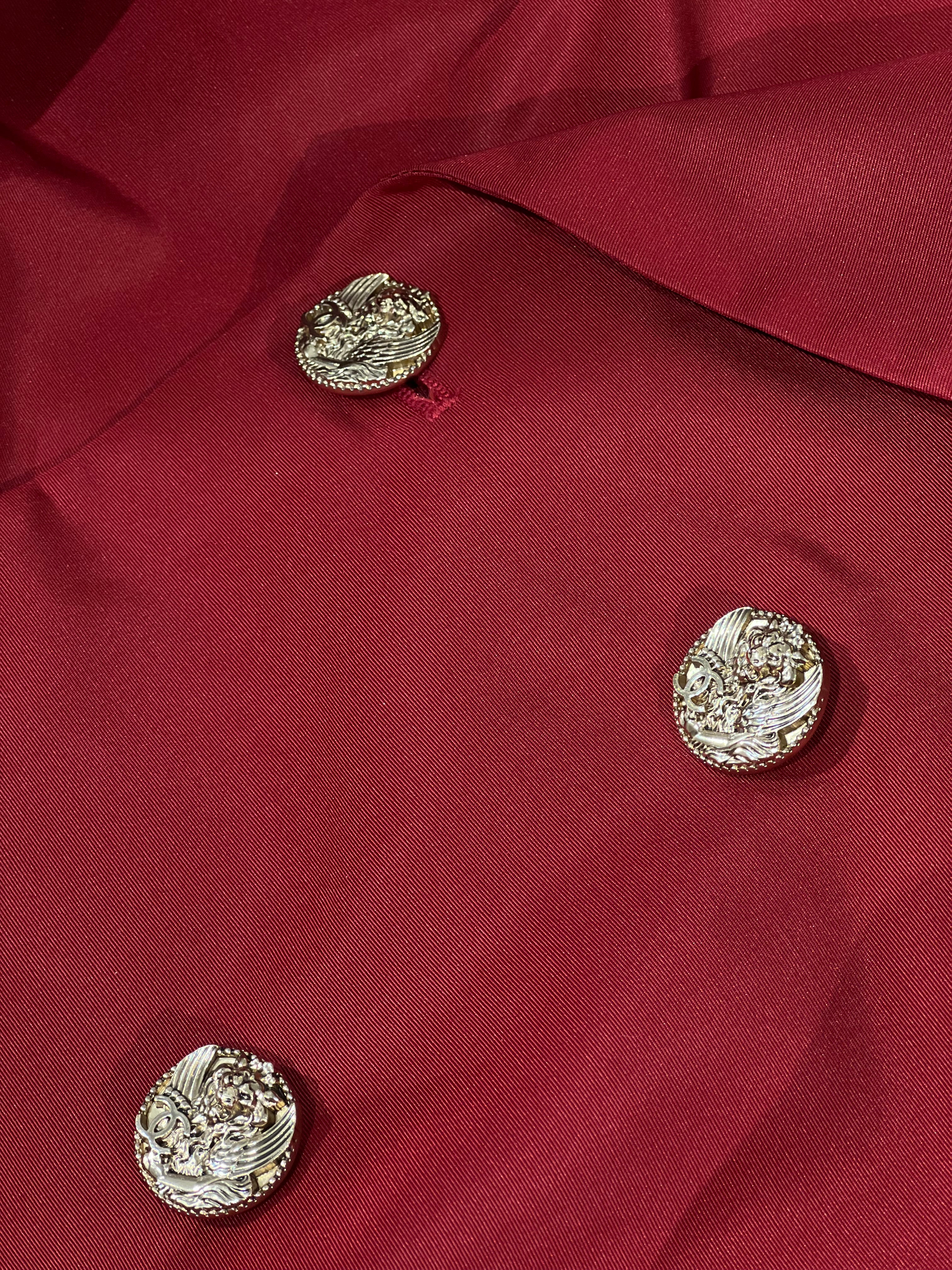Chanel - Trenchcoat aus Seide T38
