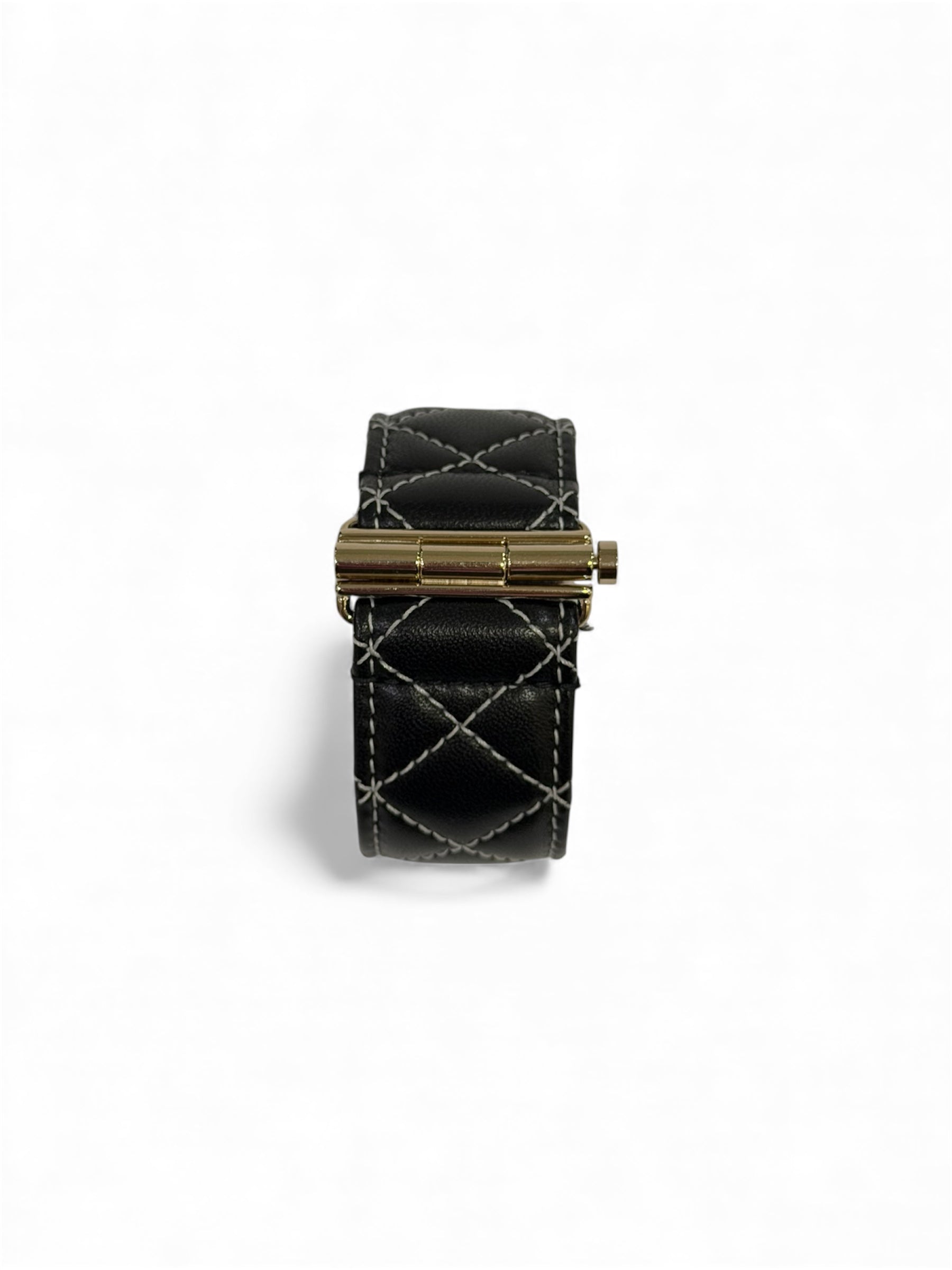 Chanel - Bracelet CC perles et cuir