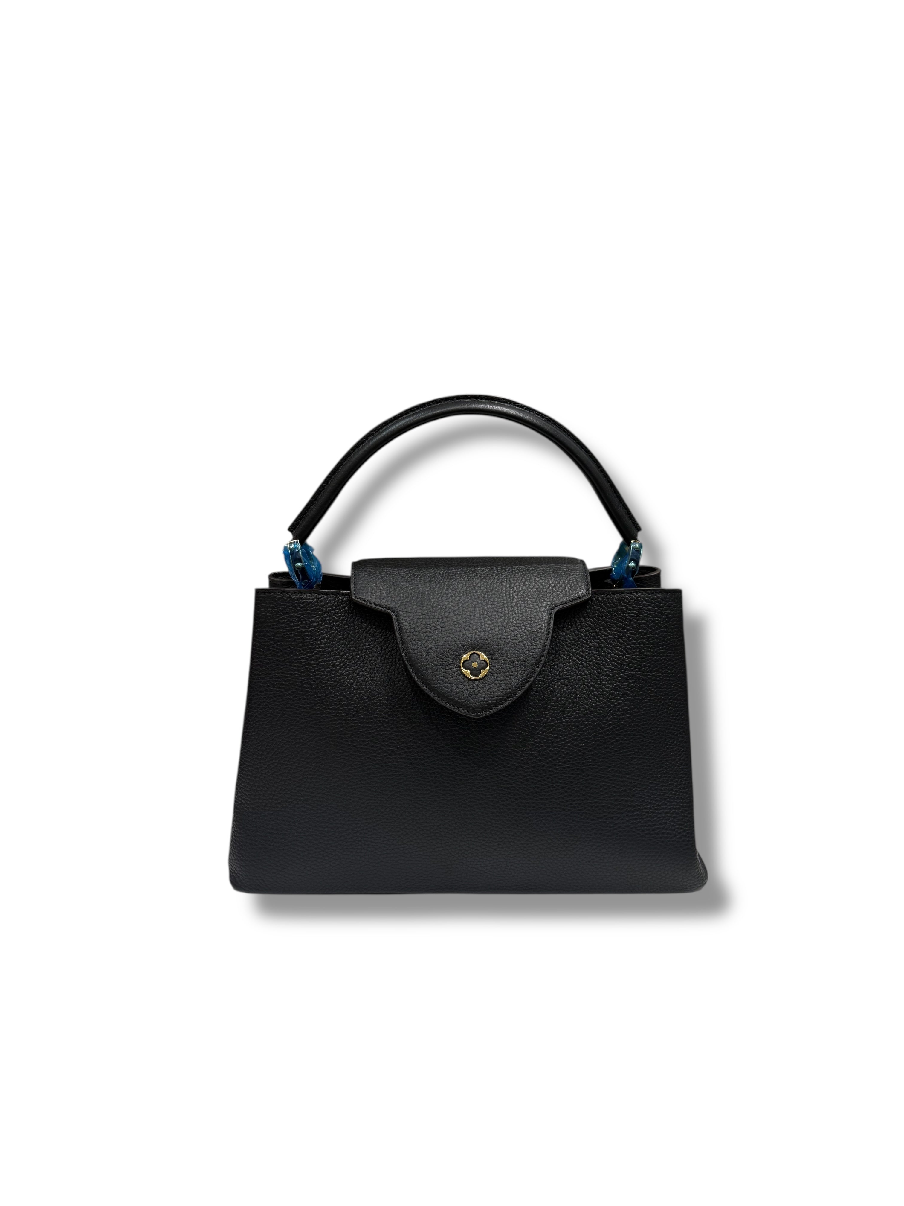 Louis Vuitton - Sac Capucines noir GM