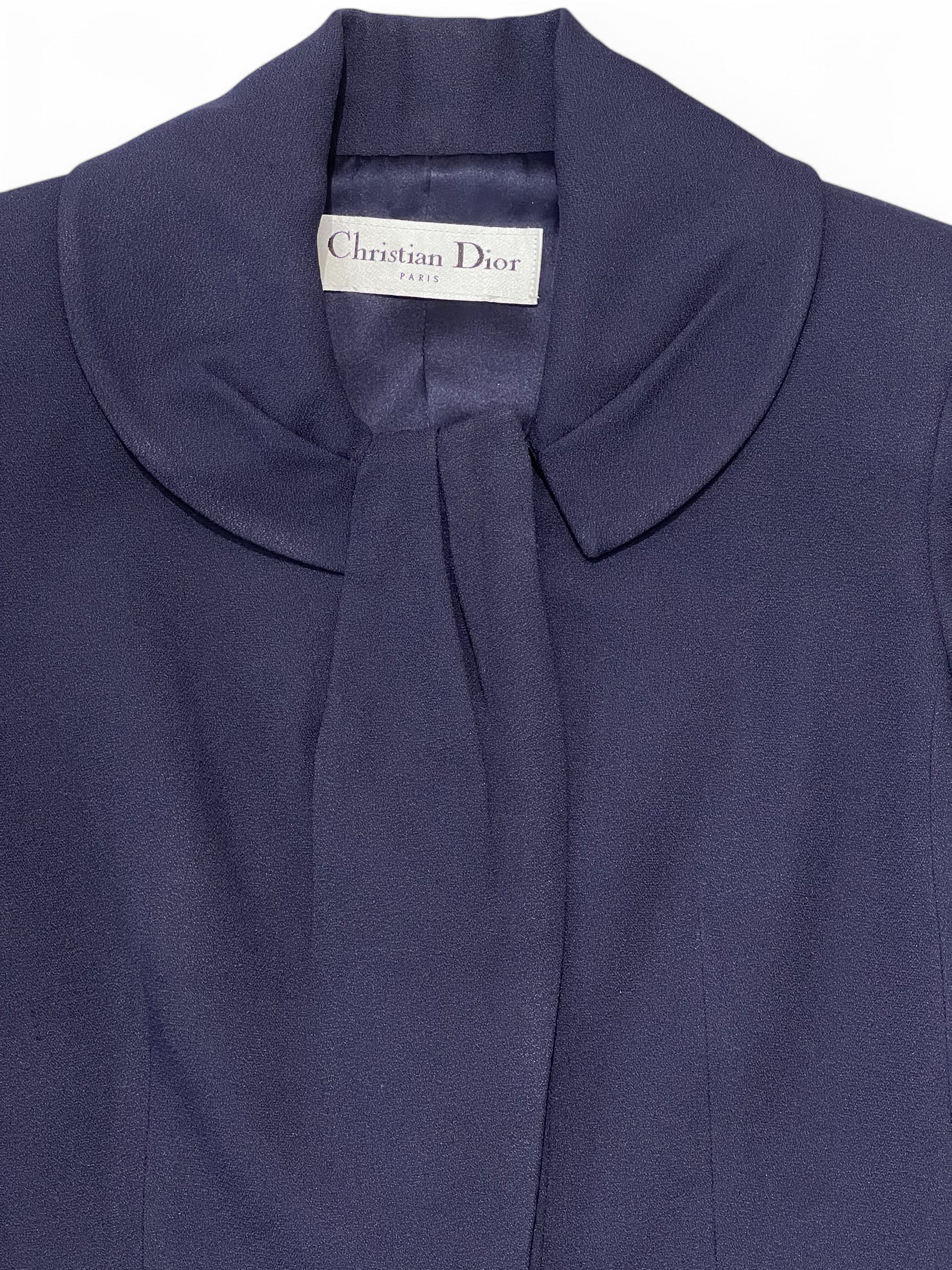 Dior - Navy Blue Short Jacket Size 36