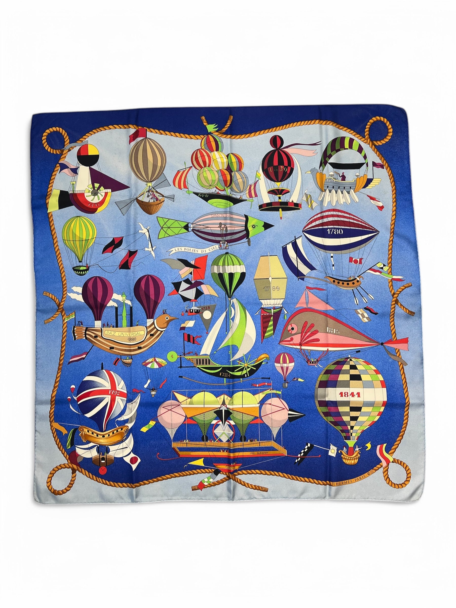 Hermès - Carré 90 „Les Folies du Ciel“