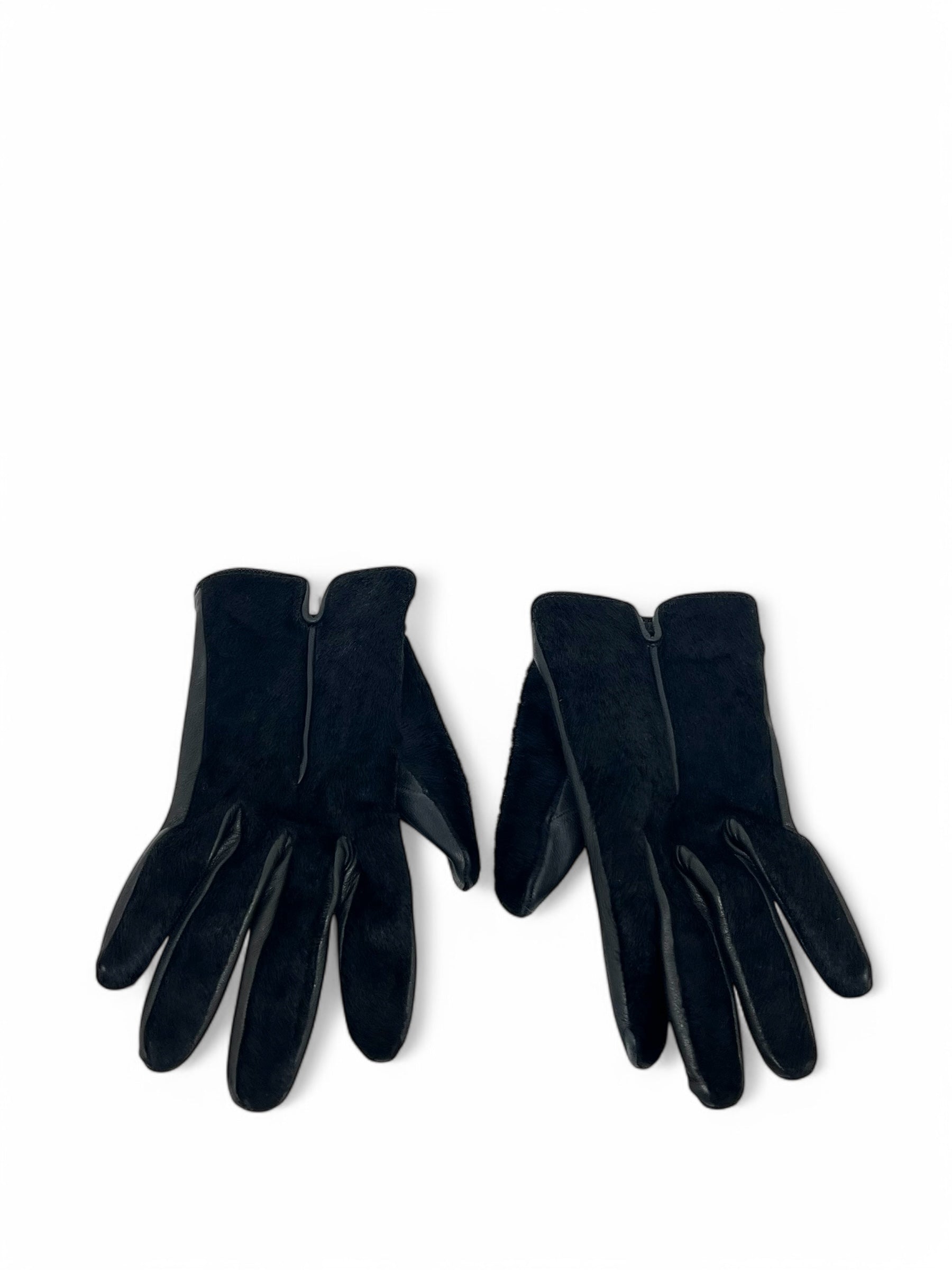 Lanvin - Gants en poulain & cuir