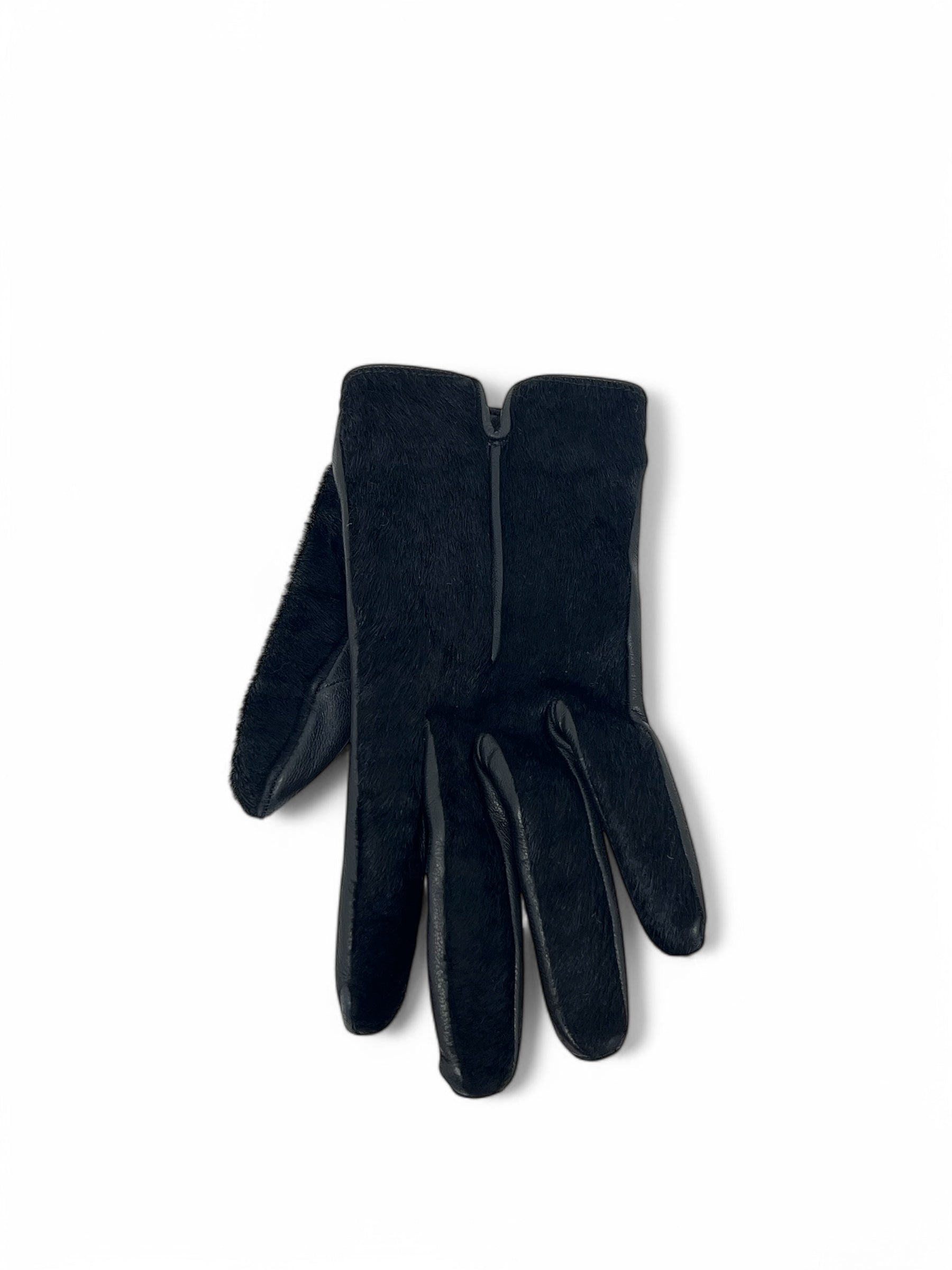 Lanvin - Gants en poulain & cuir