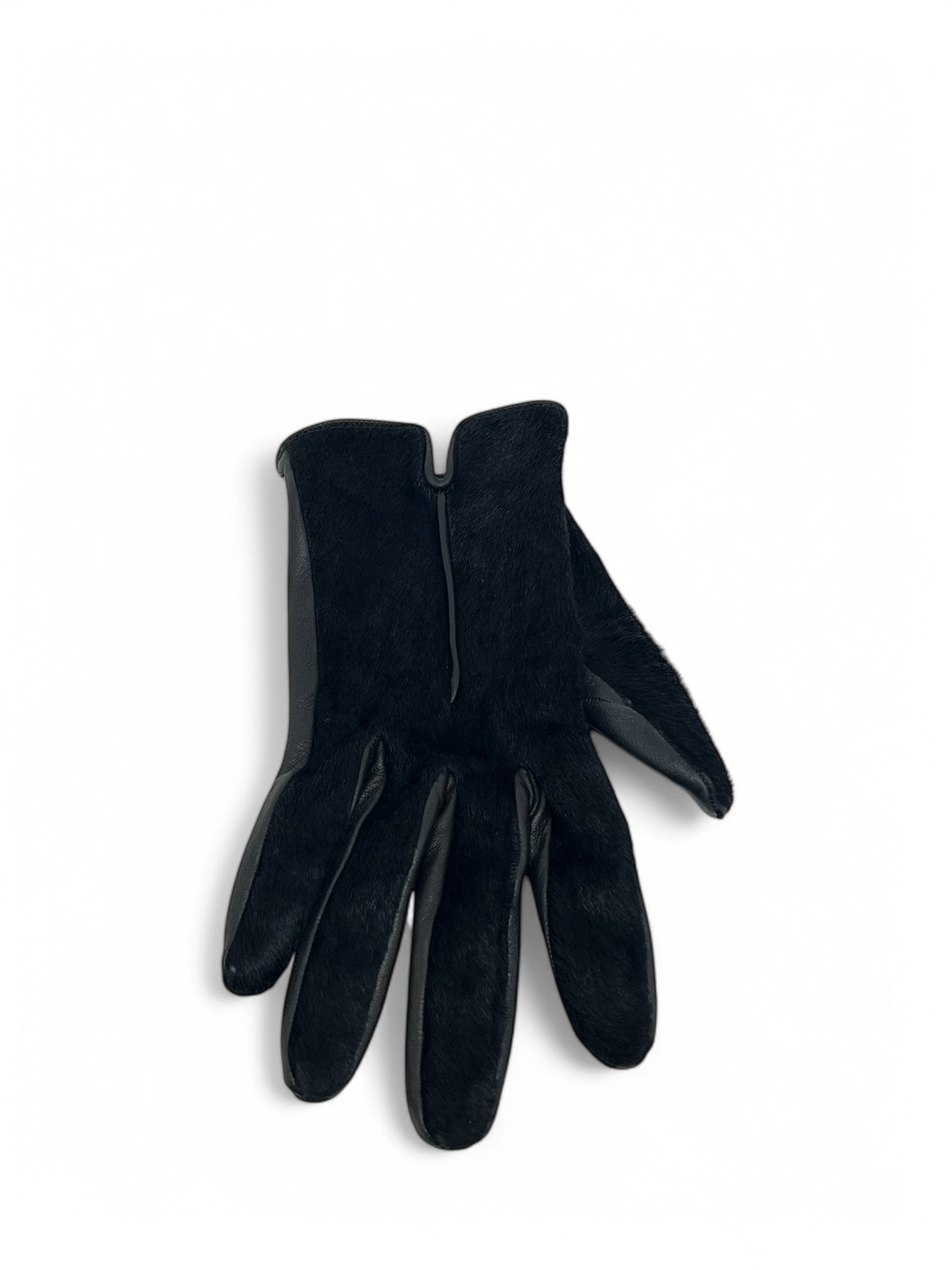 Lanvin - Gants en poulain & cuir