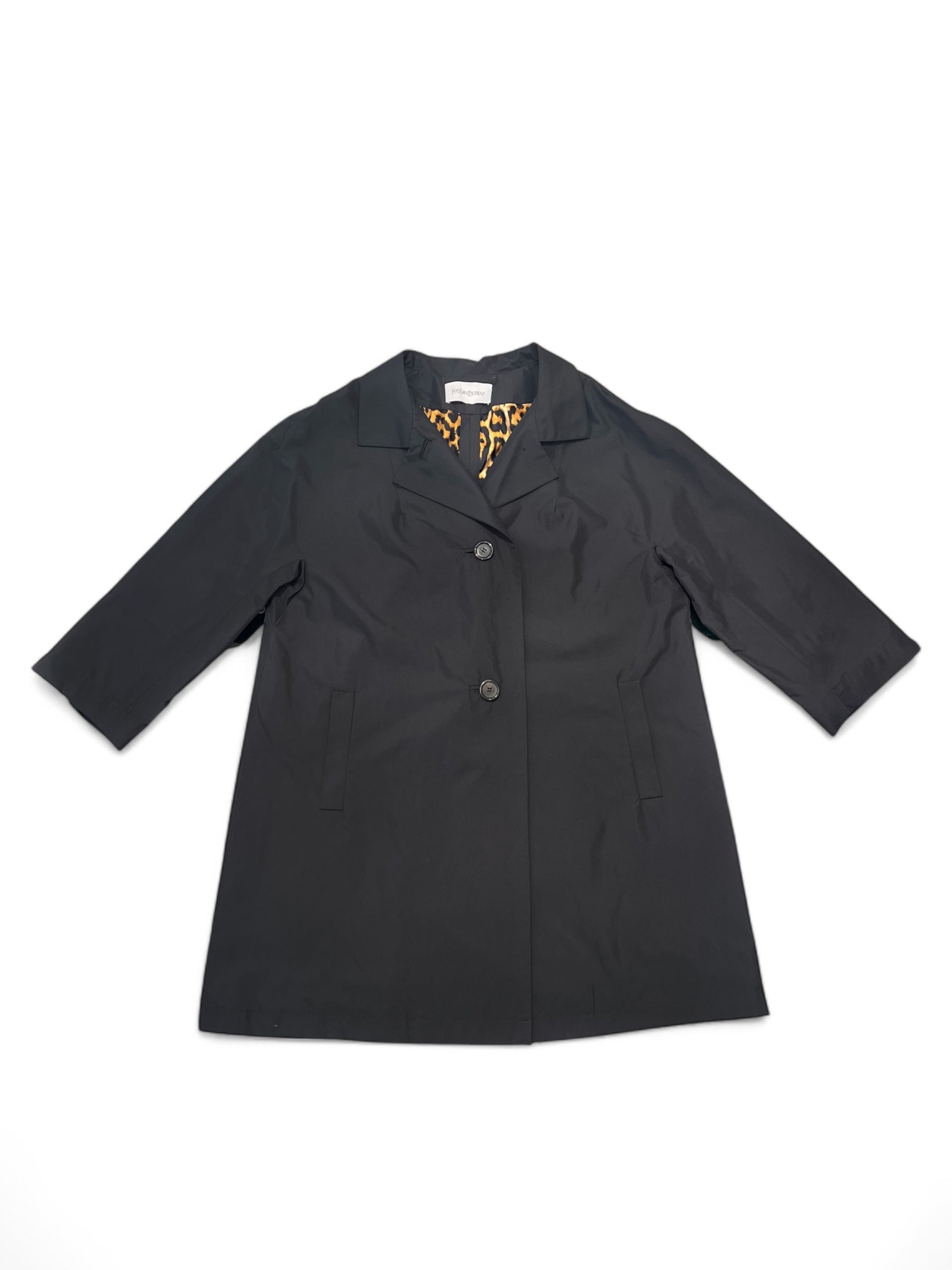Yves Saint Laurent - Trench intérieur Léopard T40
