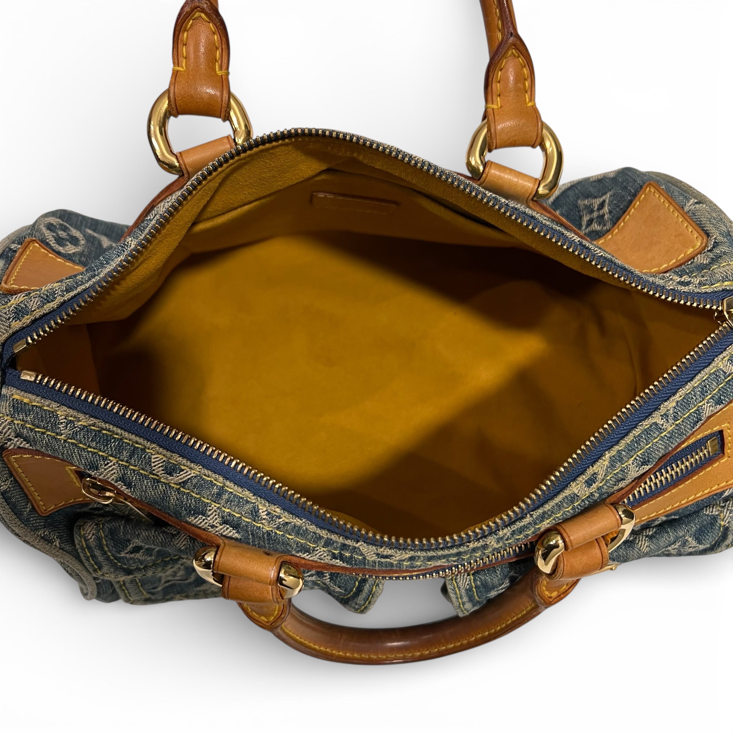Louis Vuitton - Sac Speedy Denim | Les Folies d’Eugénie